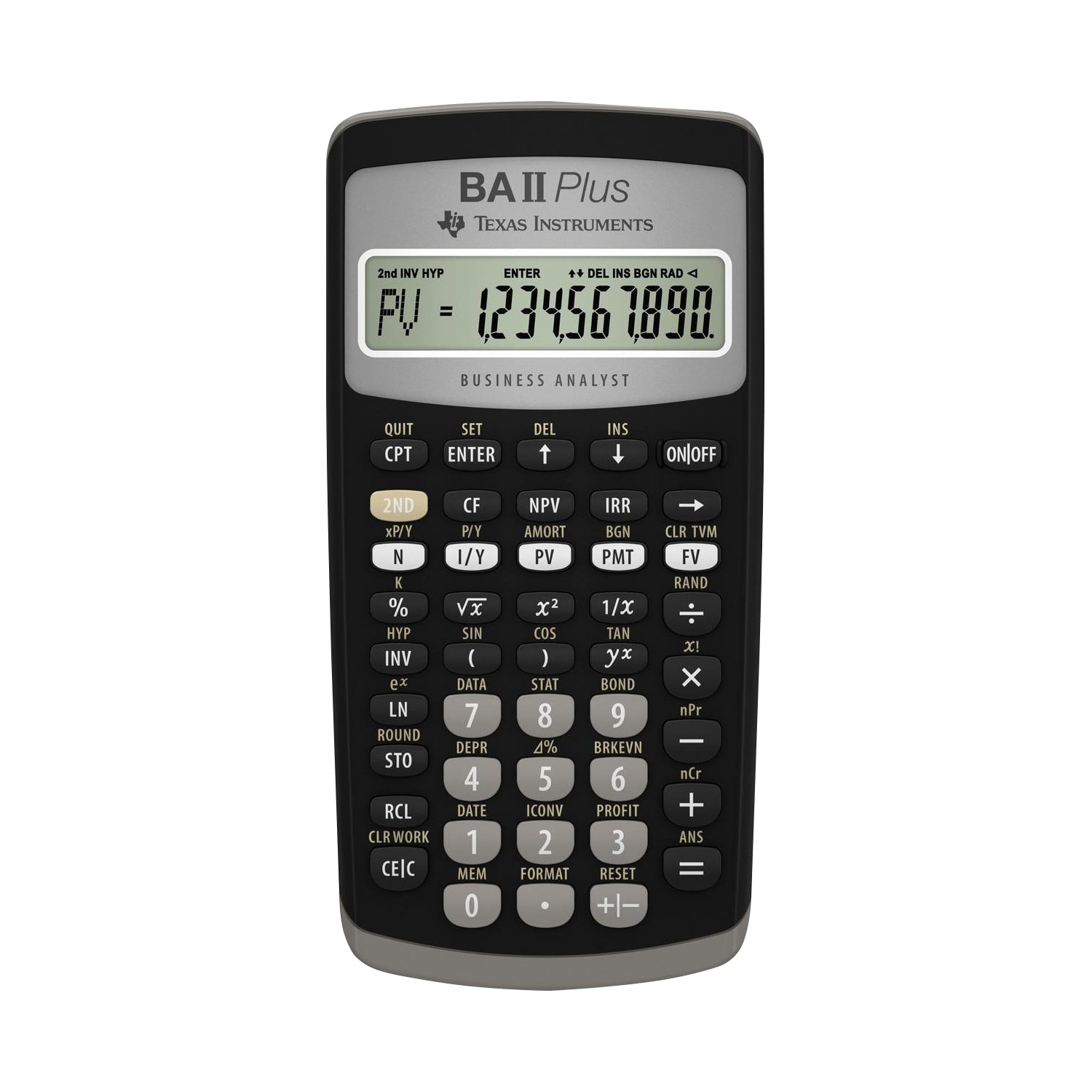 Texas Instruments BA II Plus Financial Calculator