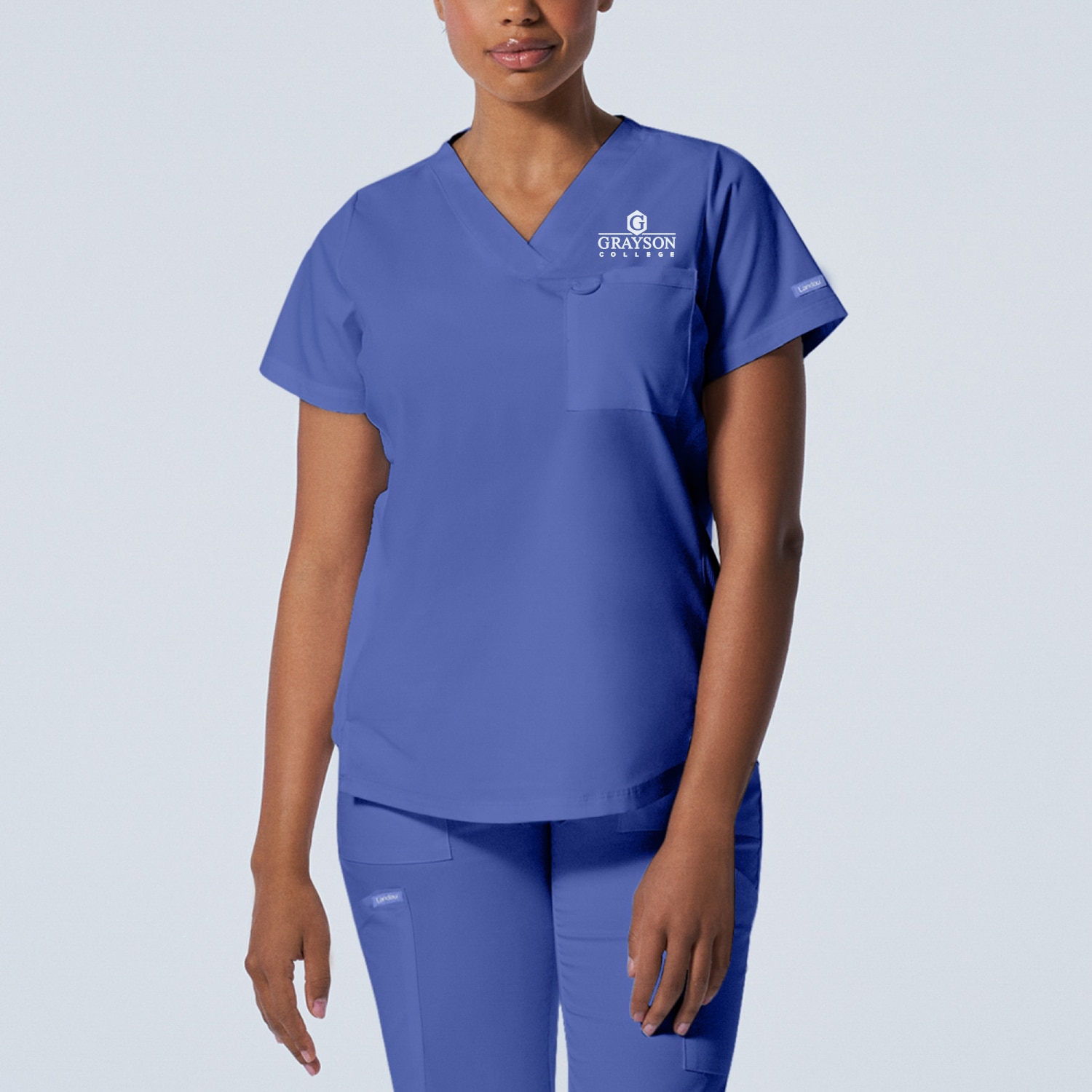 ProFlex Womens V-Neck  Scrub Top (LT107 Logoed)