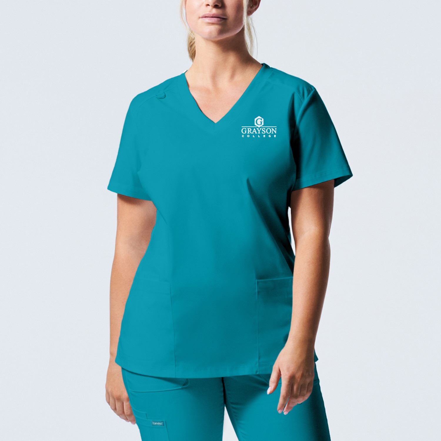 ProFlex Womens V-Neck  Scrub Top (LT105 Logoed)