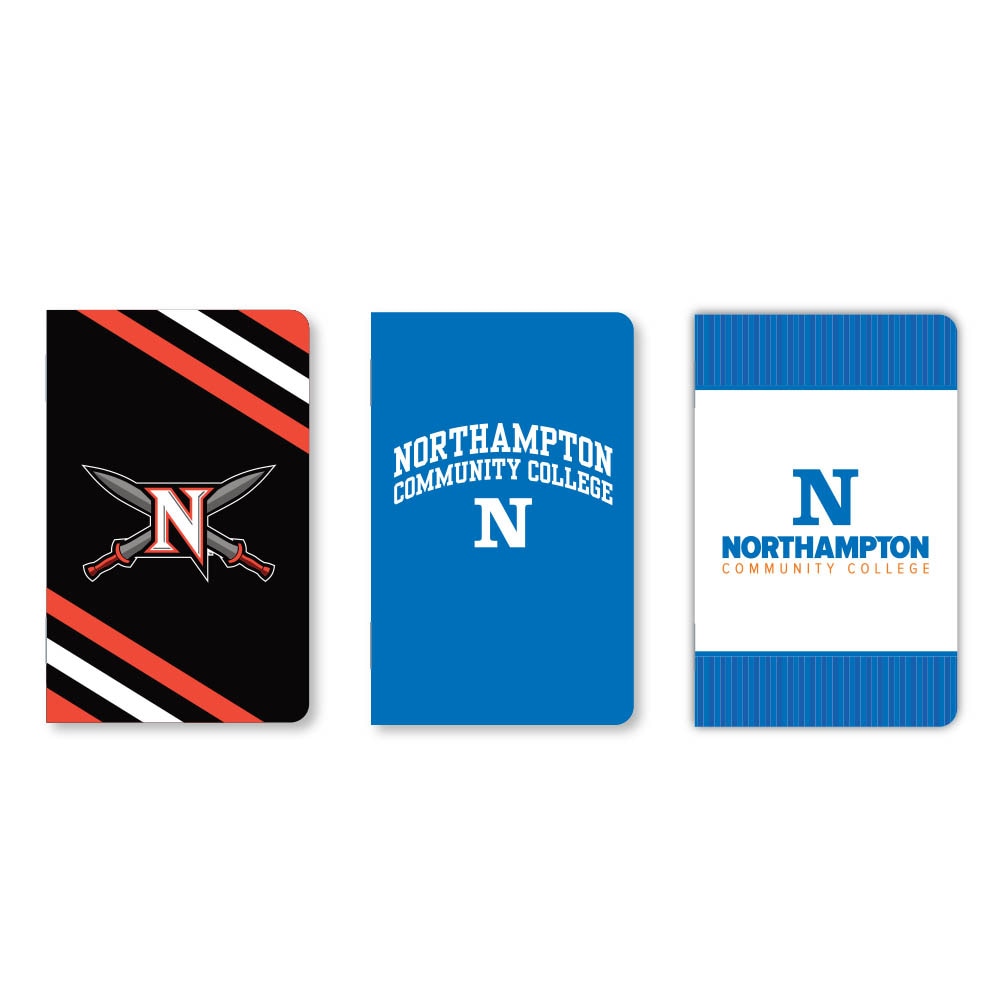 Set of 3 School Spirit Pocket Sized Mini Notebooks