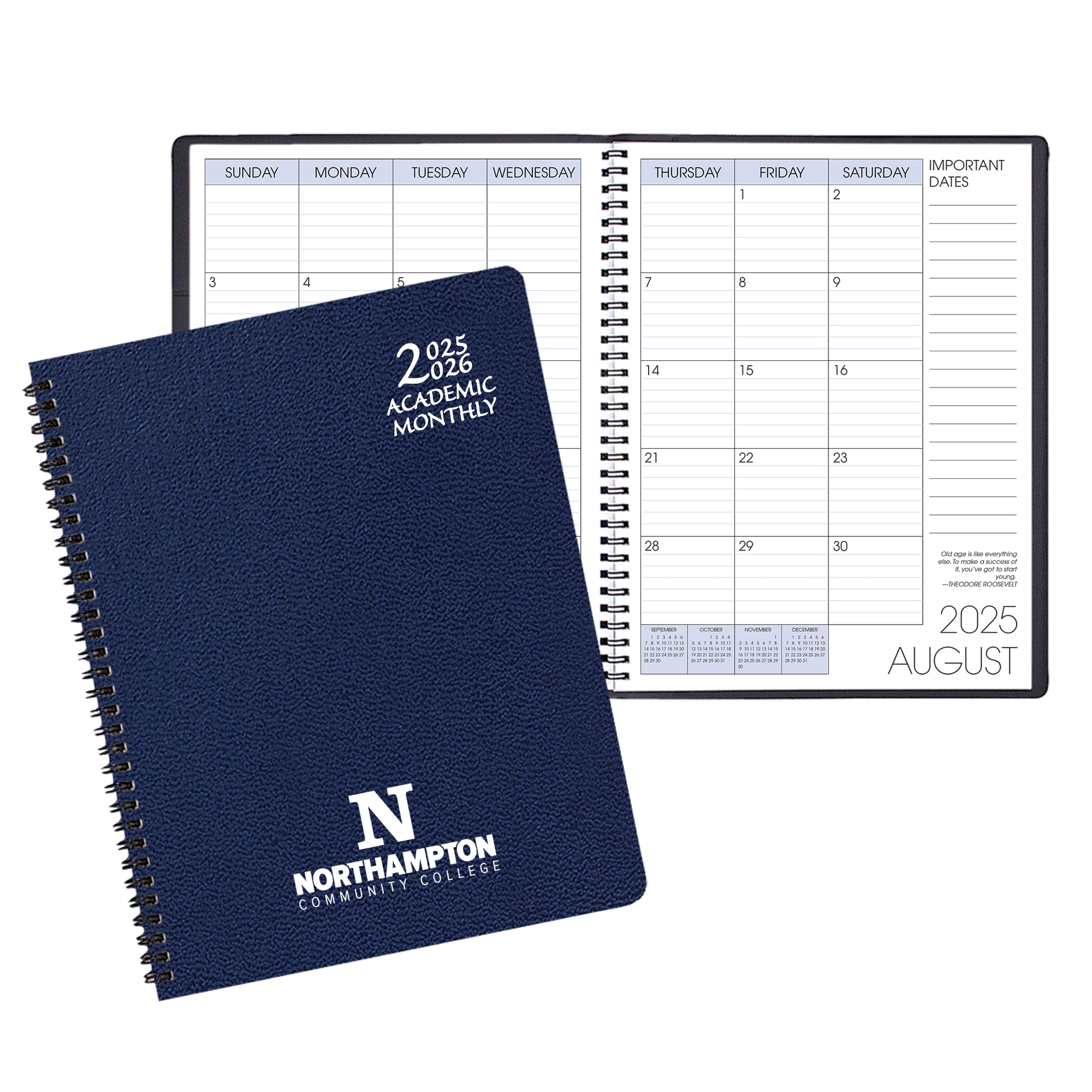 Payne 25-26 Imprinted Academic Monthly Planner 8.5"x11"