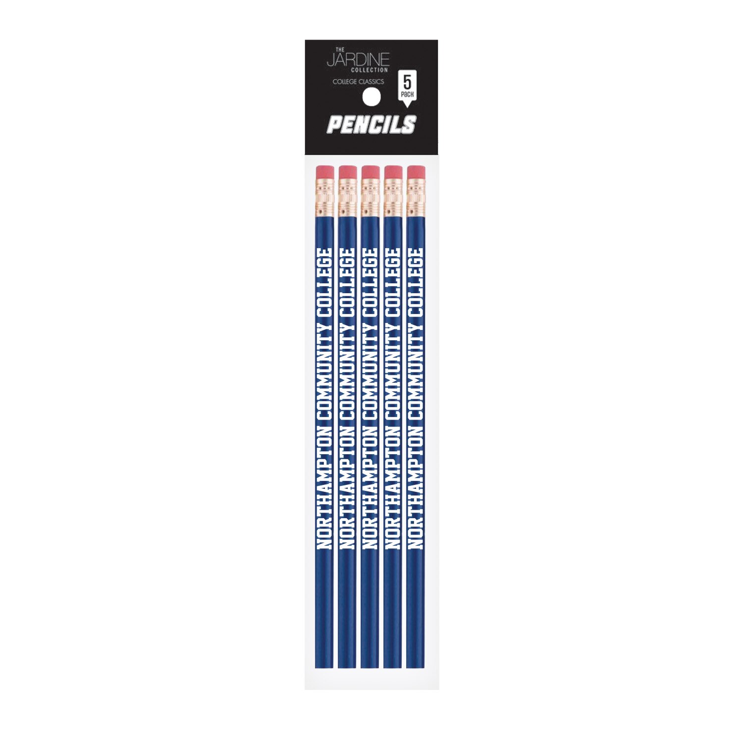 Emblematic Pencil 5pk School Name
