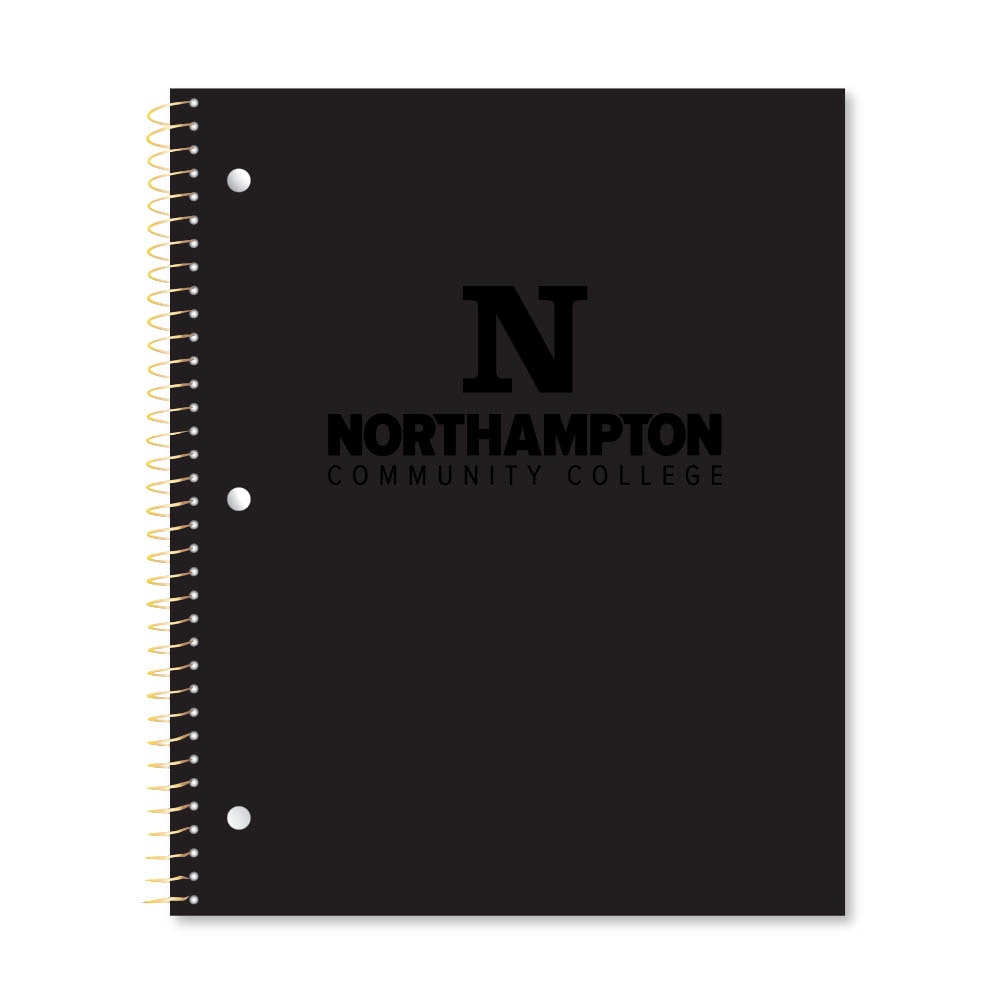 Roaring Premium 1 Subject Notebook 9x11 College Ruled 20lb Paper Impressions Leatherette Burnish Cover