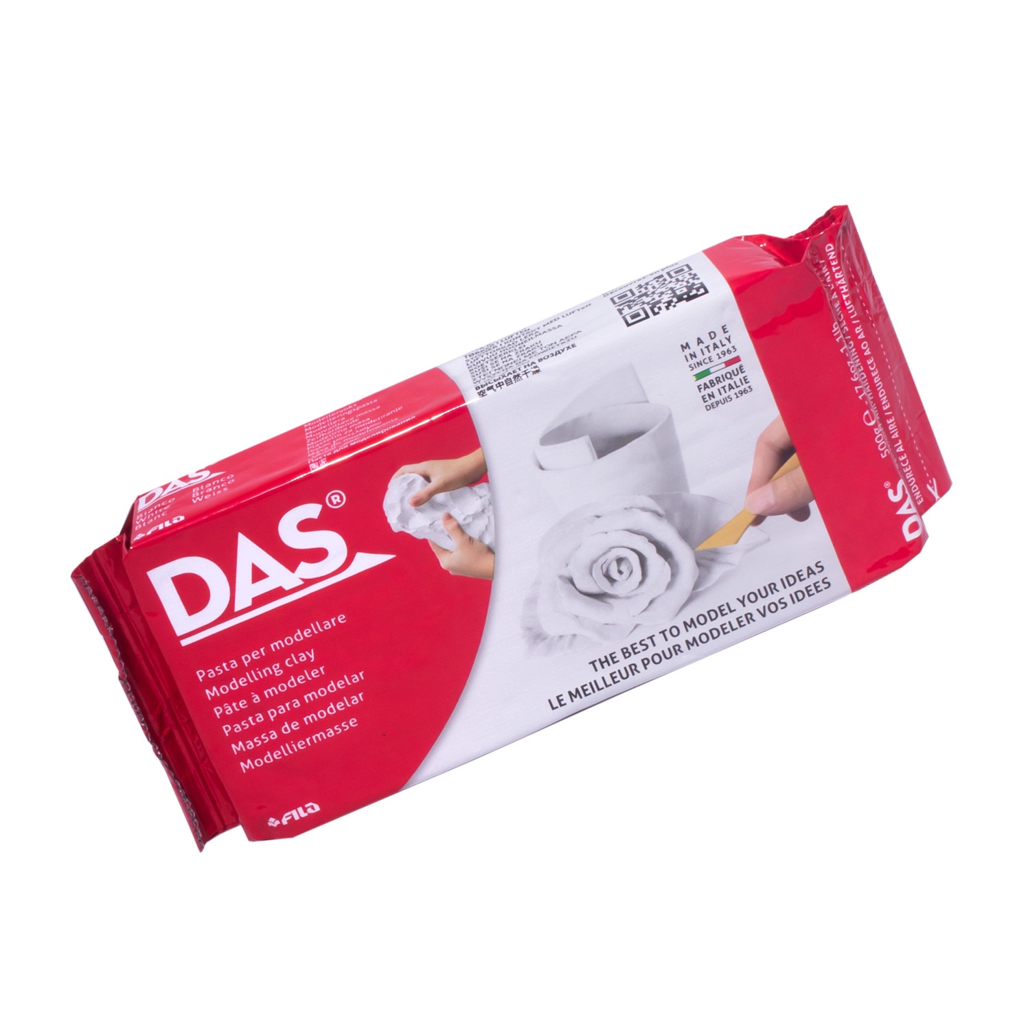 Das Air Hardening Clay, 1.1 lbs., White