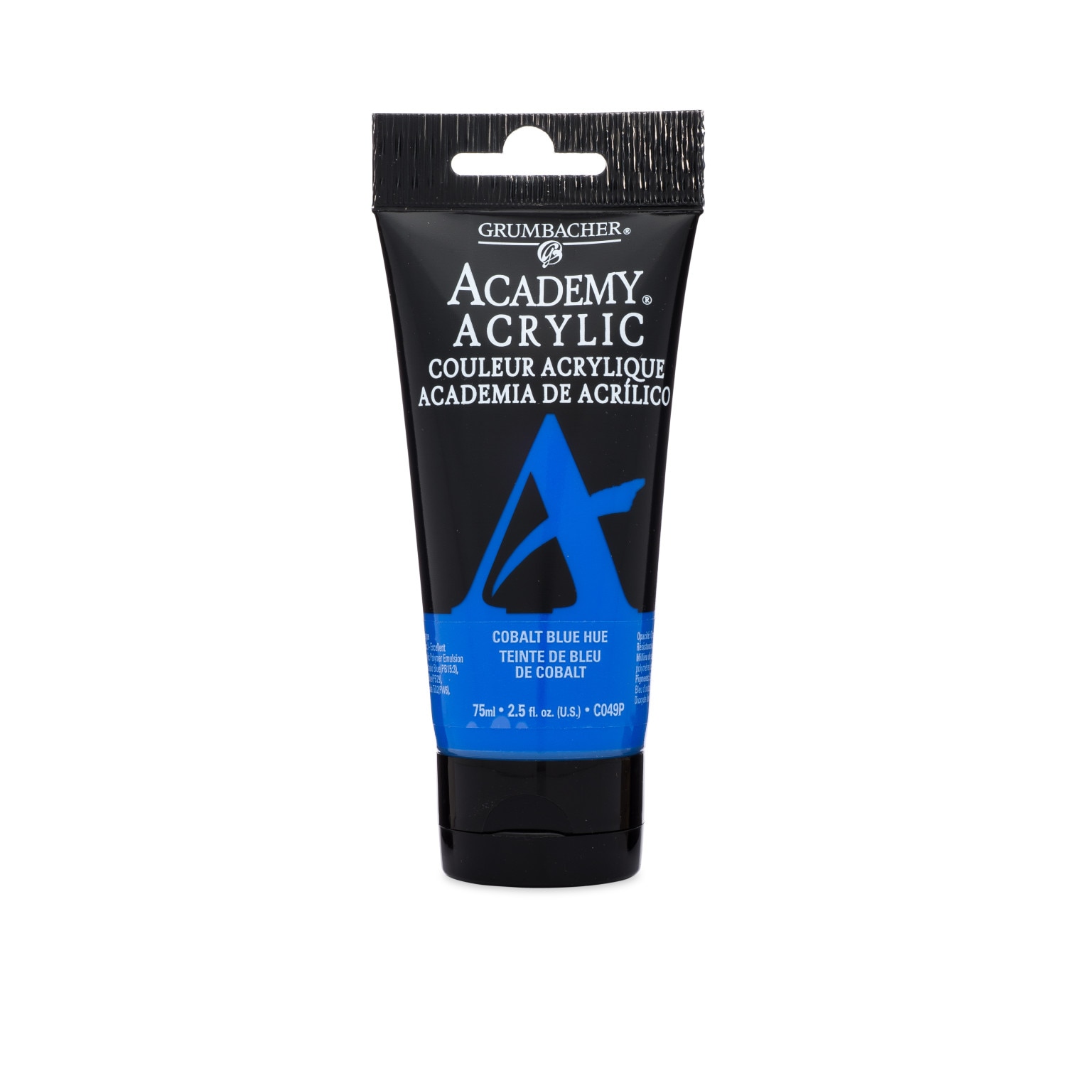 Grumbacher Academy Acrylic, 75ml Tube, Cobalt Blue