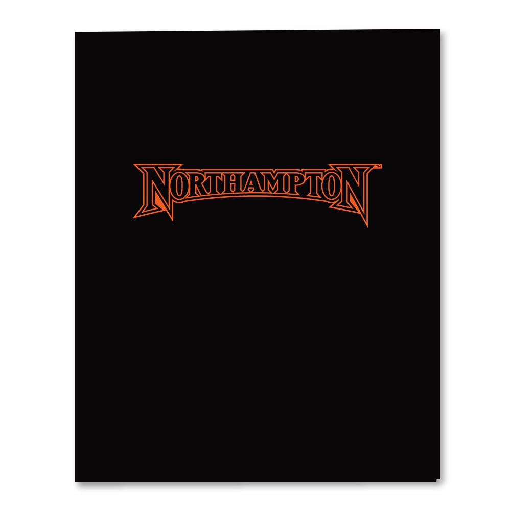 Roaring Twin Pocket Laminated Foil Portfolio 11 x 8.43