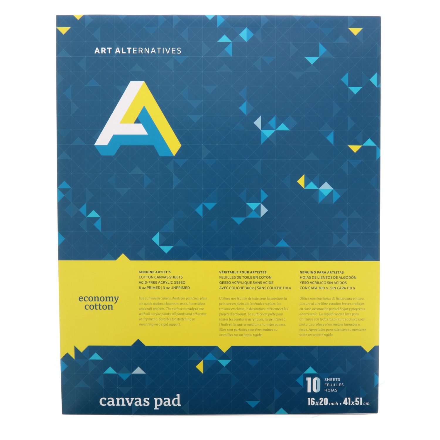 Art Alternatives Canvas Pad, 16" x 20"