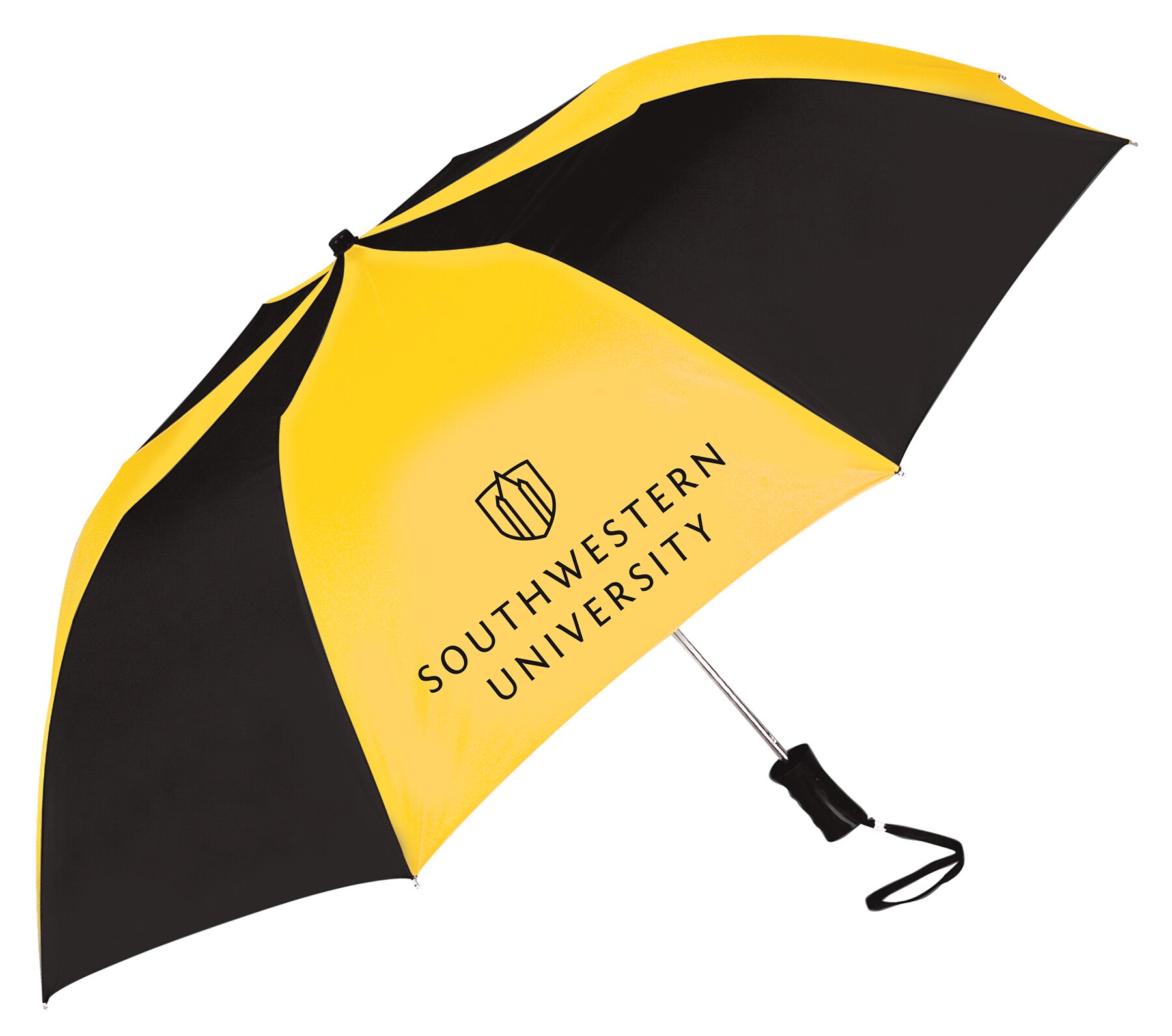"The Sport" 2-Tone Emblematic Umbrella 48" Auto Folding