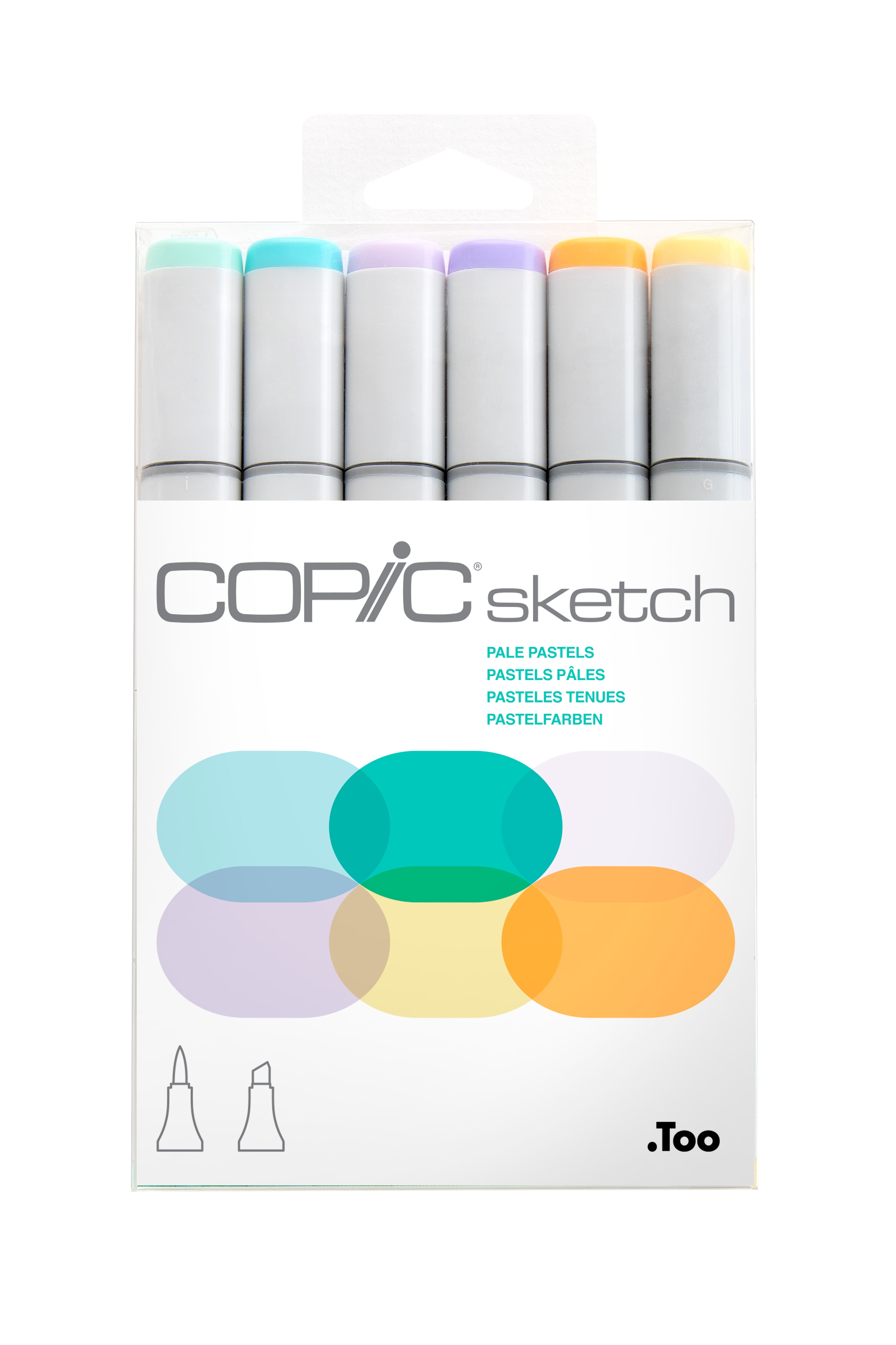 Copic(R) Sketch Marker Set, Pale Pastels