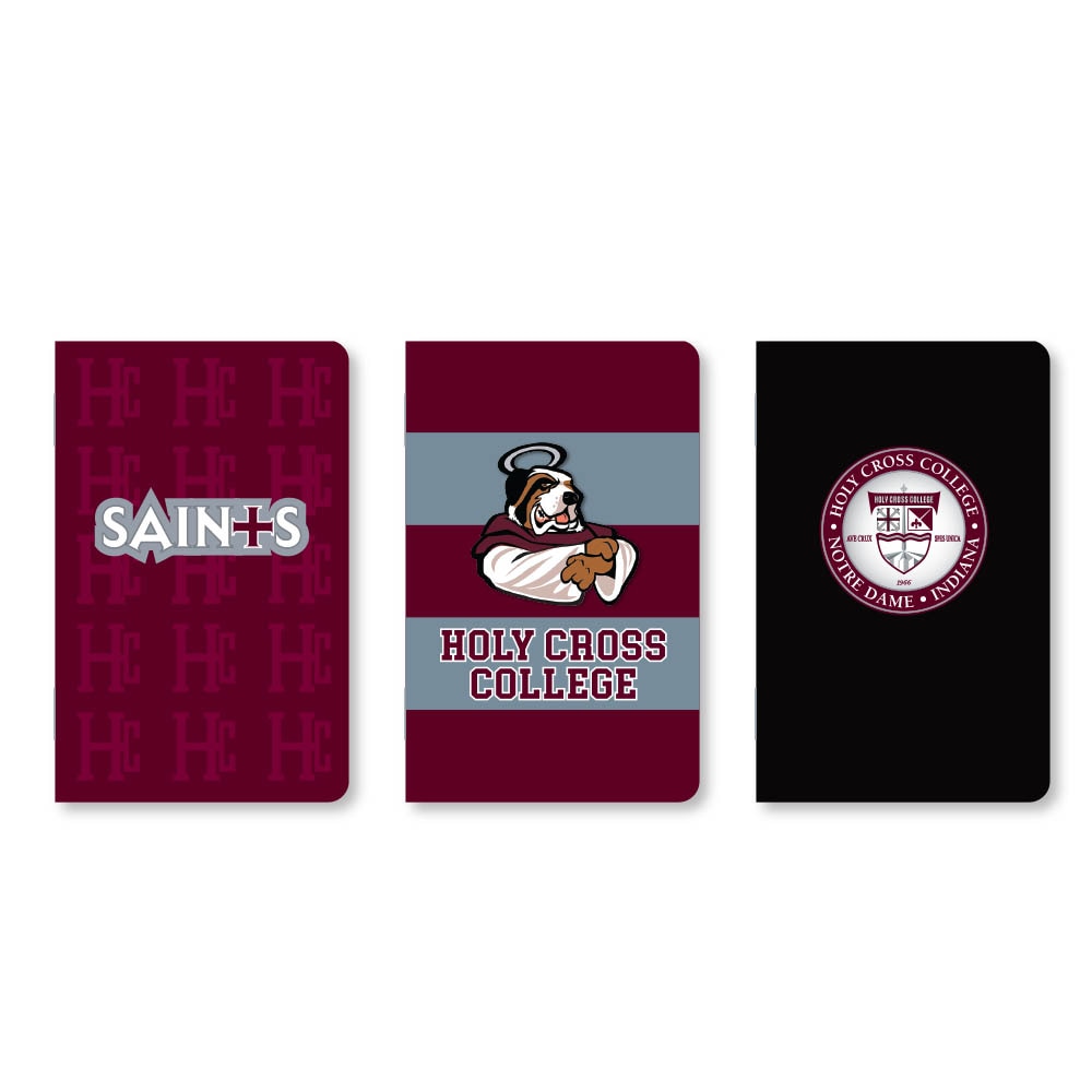 Set of 3 School Spirit Pocket Sized Mini Notebooks