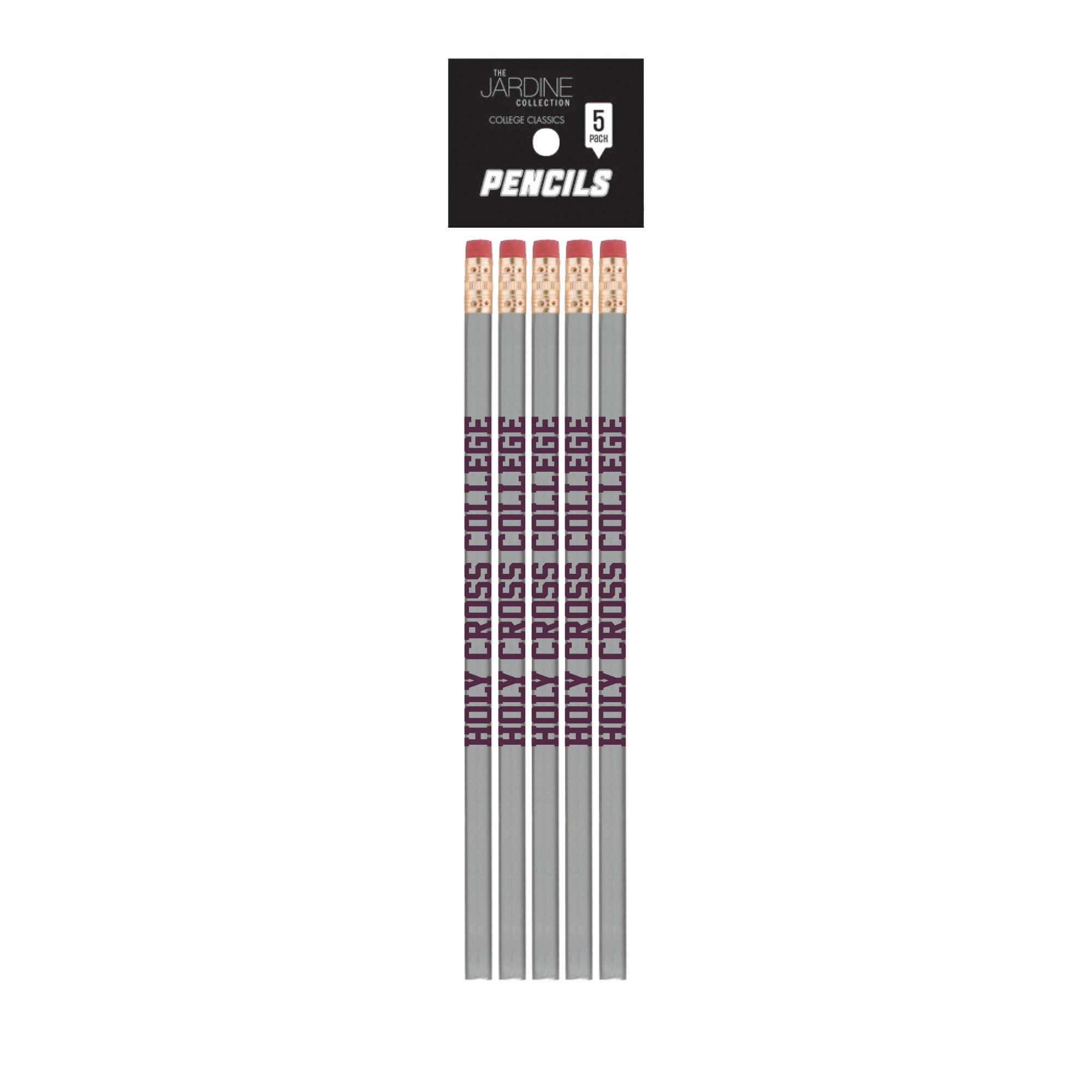 Emblematic Pencil 5pk School Name