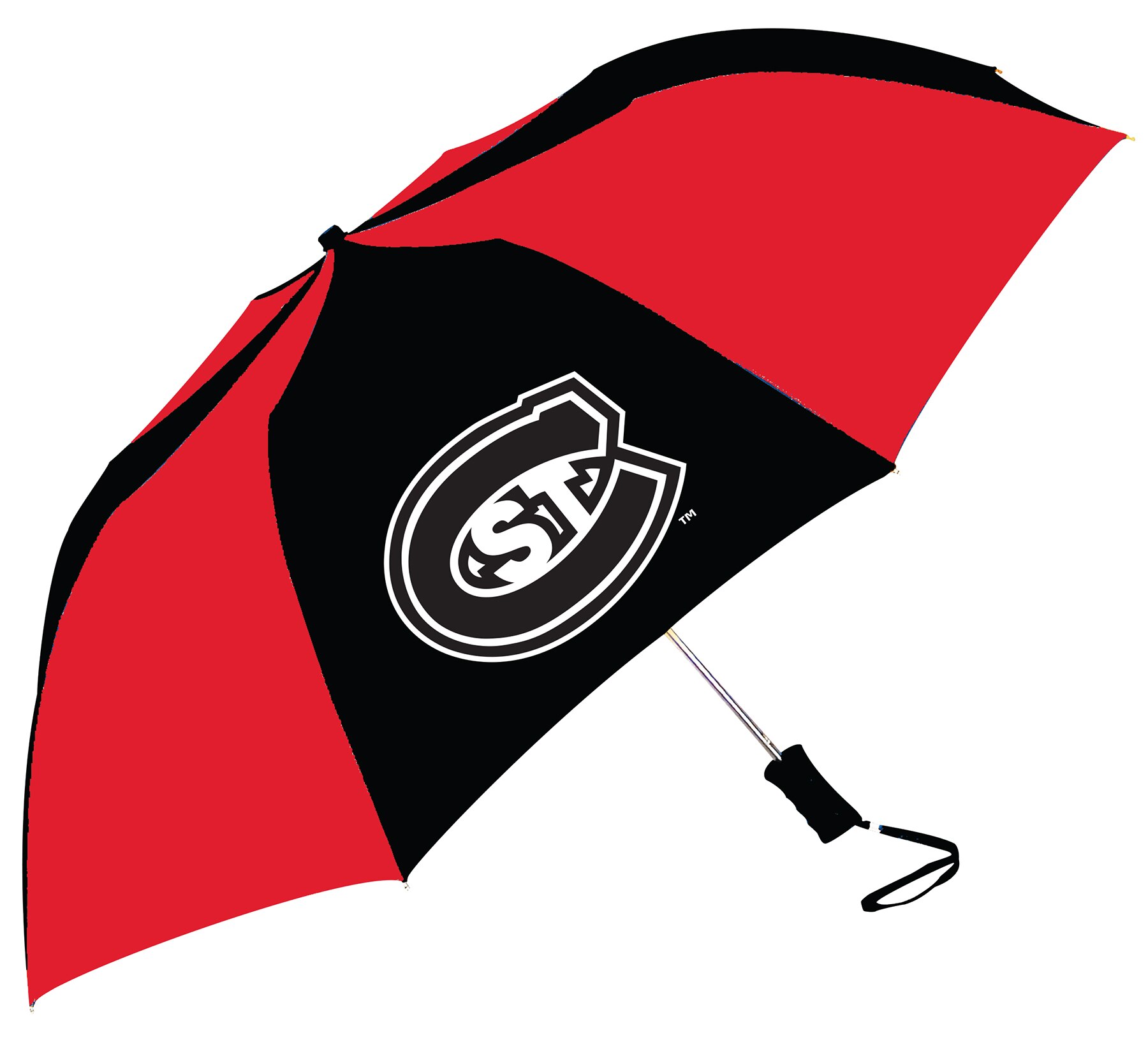 "The Sport" 2-Tone Emblematic Umbrella 48" Auto Folding