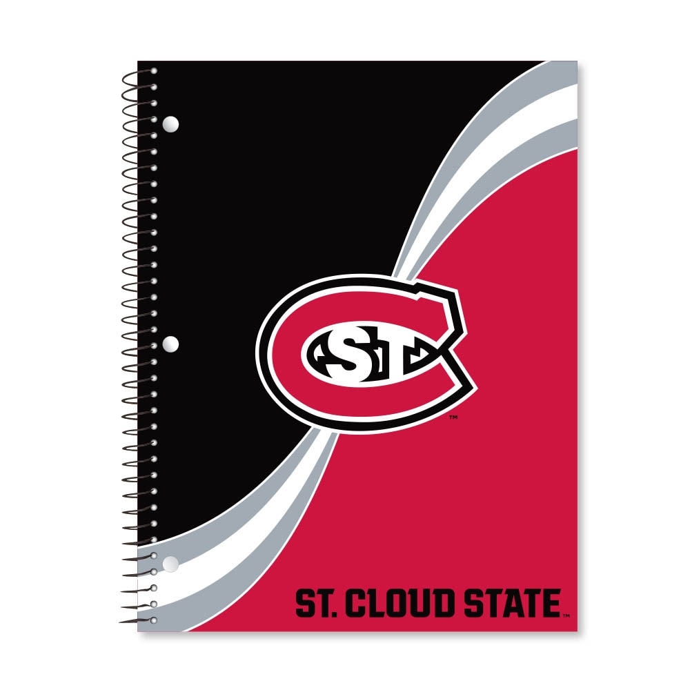 Digi Curve Divide 1 Subject 11"x8.5" 70 Count College Ruled Spiral Notebook