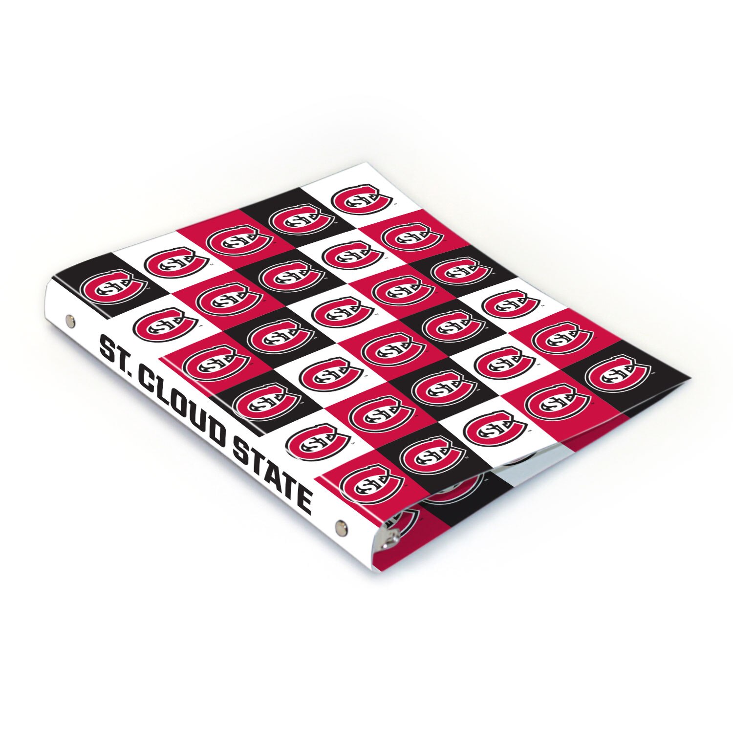 St. Cloud State University Full Color 2 sided Imprinted Flexible 1" Spirit 1 Binder 10.5" x 11.5"