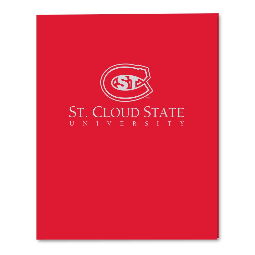 Roaring Twin Pocket Laminated Foil Portfolio 11 x 8.36