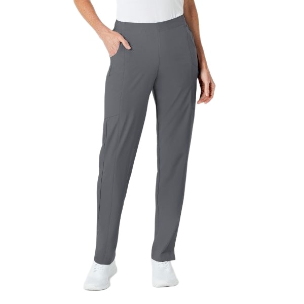 WonderWink W123 Women's Flat Front Double Cargo Scrub Pant, 5155