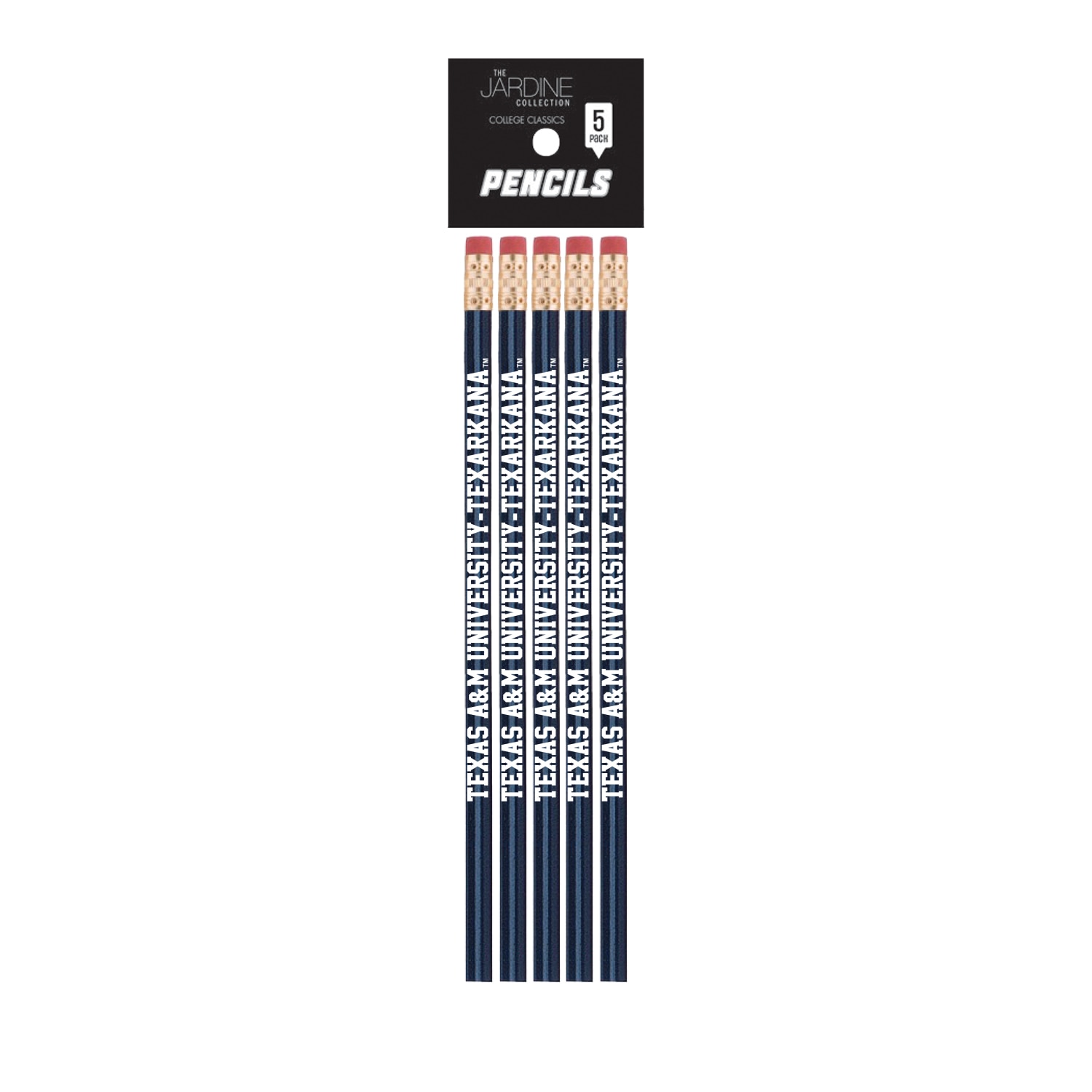 Emblematic Pencil 5pk School Name