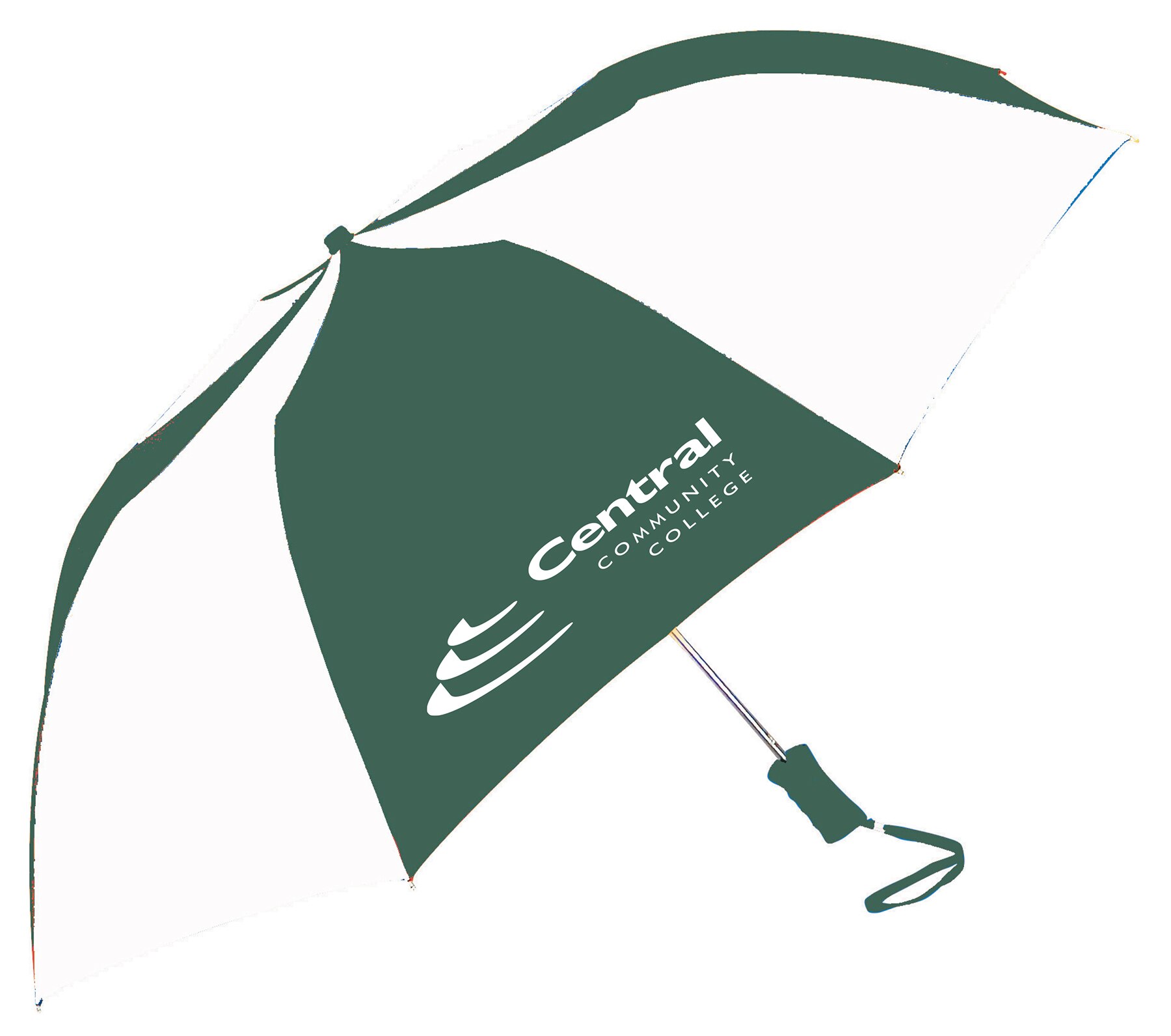"The Sport" 2-Tone Emblematic Umbrella 48" Auto Folding