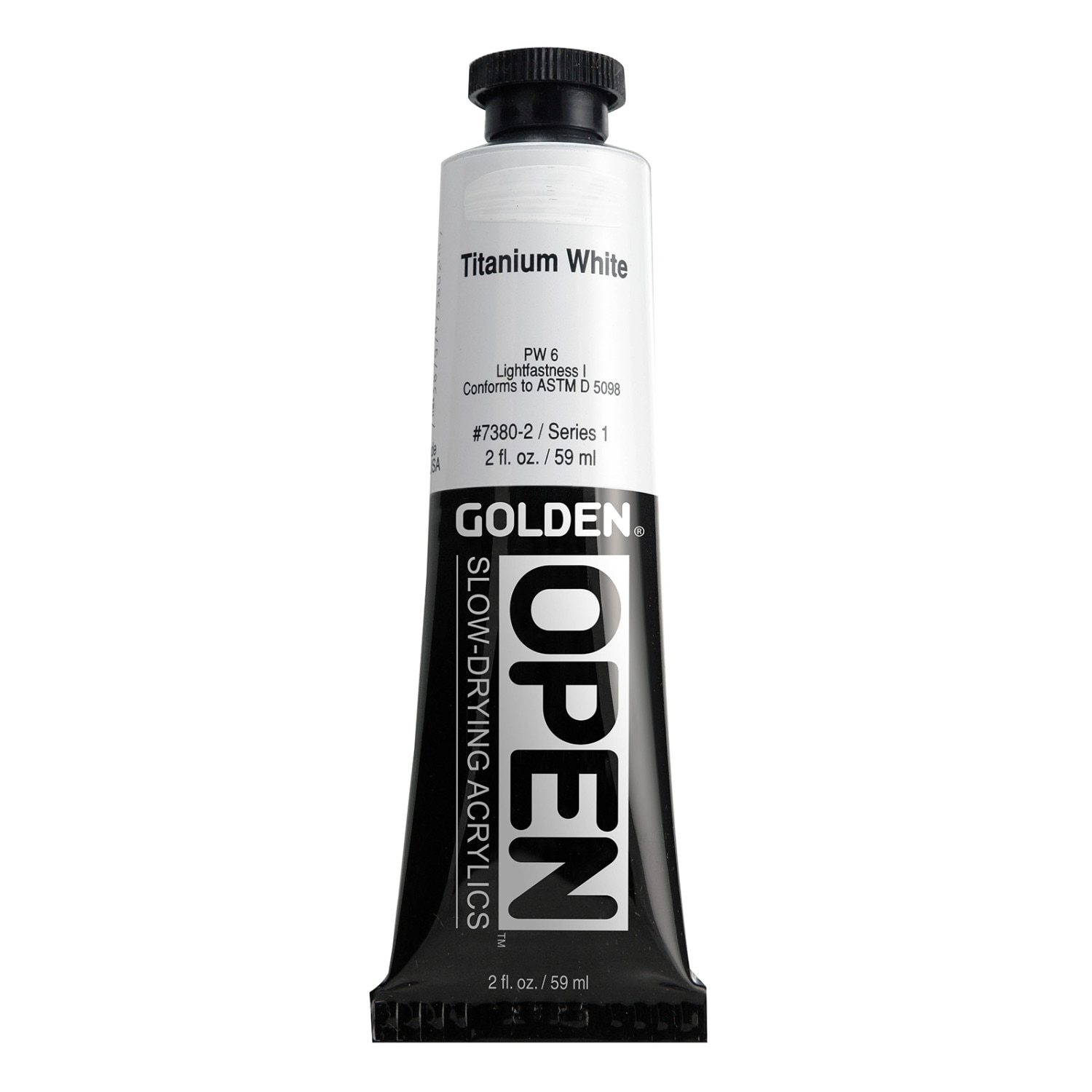 Golden(R) OPEN Acrylic, 2 oz., Titanium White