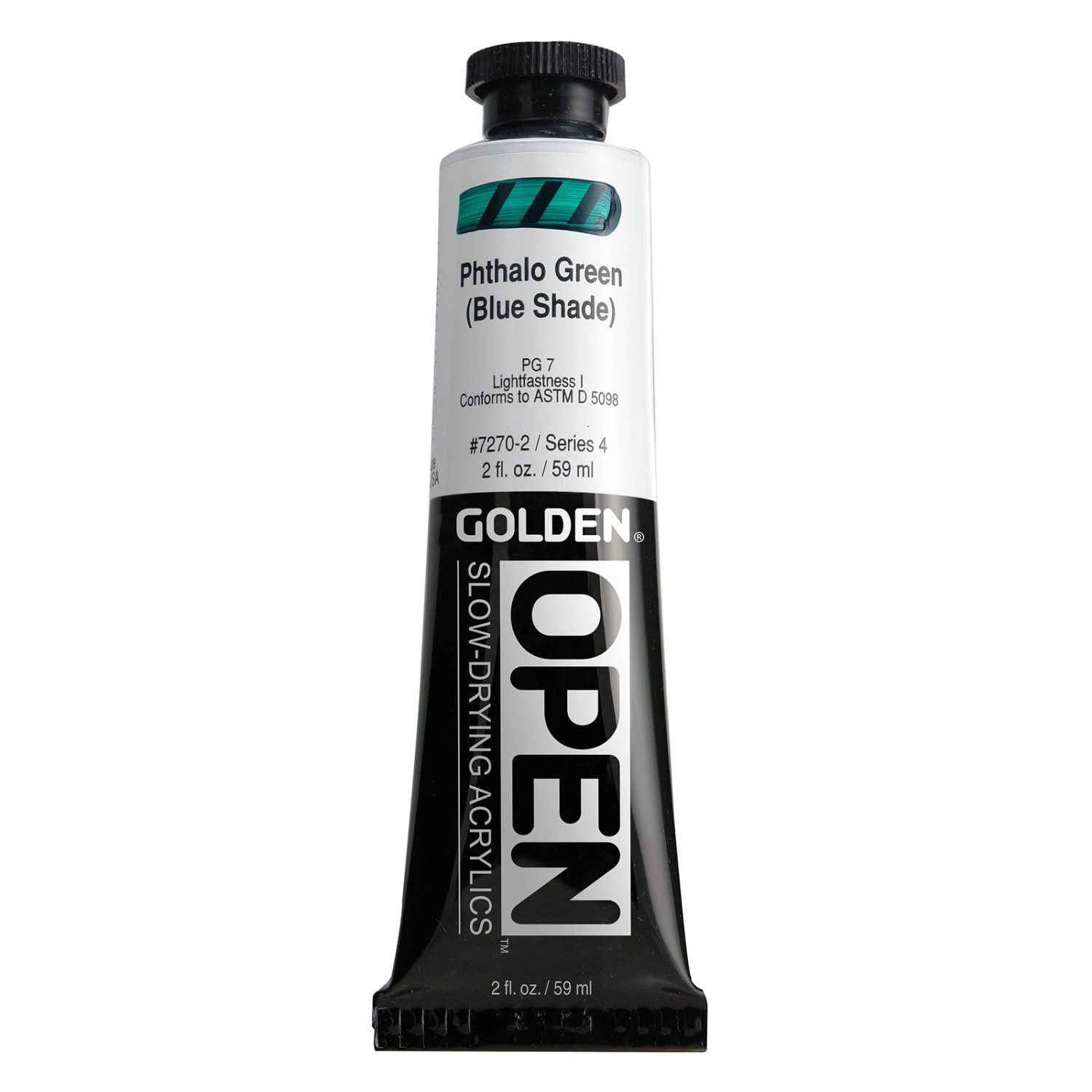 Golden(R) OPEN Acrylic, 2 oz., Phthalo Green/ Blue Shade