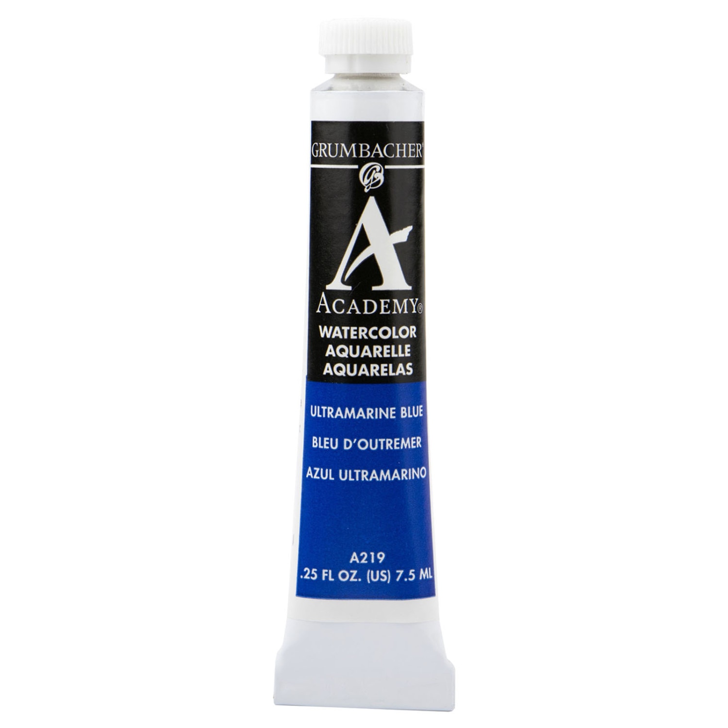 Grumbacher Academy Watercolor, 7.5ml Tube, Ultramarine Blue