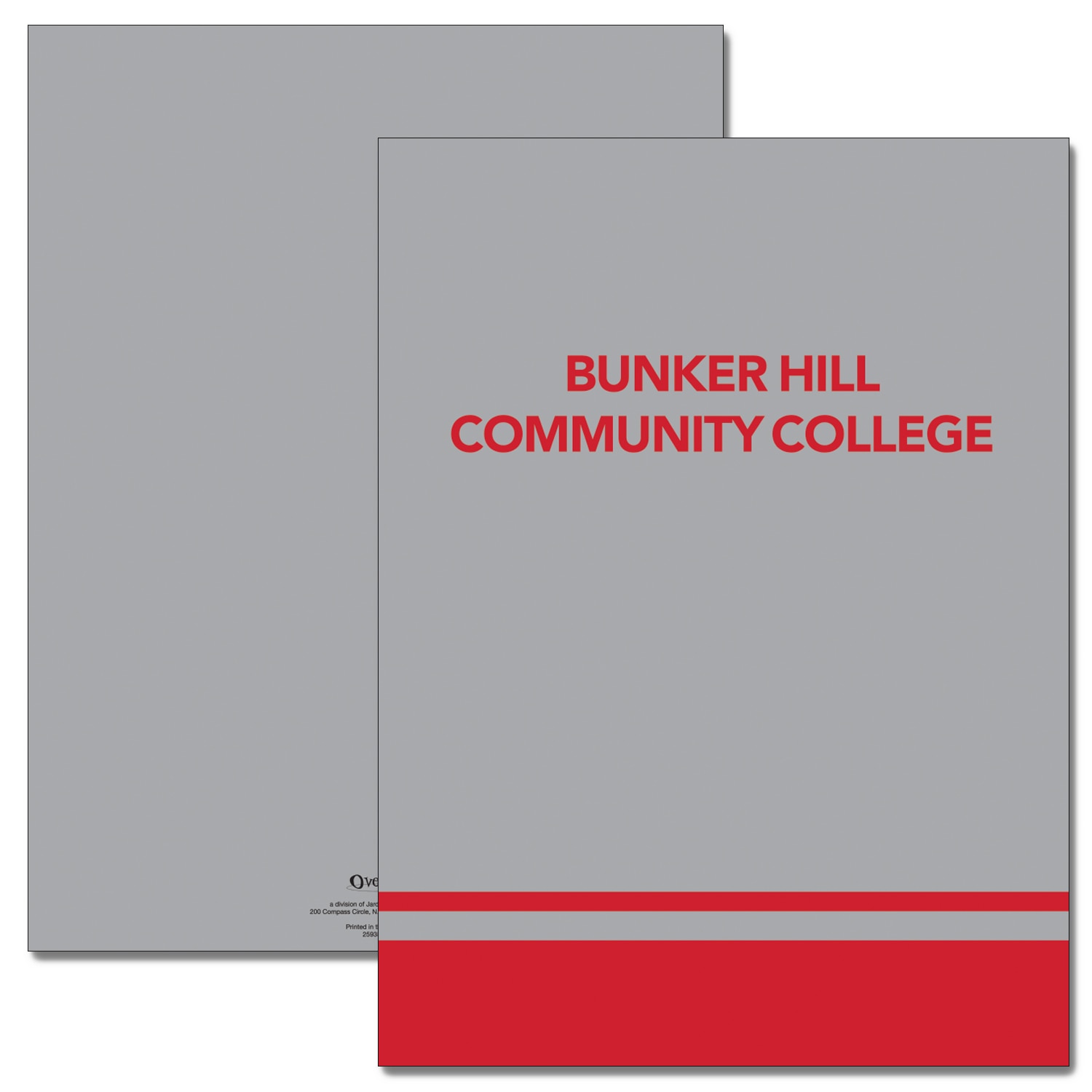 Pocket Folder School Name 9x12