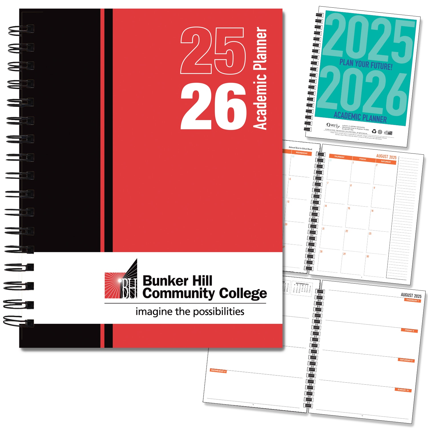 Traditional Primary Mark Hard Cover Imprinted Planner 25-26 AY 7x9
