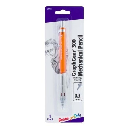 1ct GraphGear 300 0.7mm Mechanical Pencil with Lead & Eraser