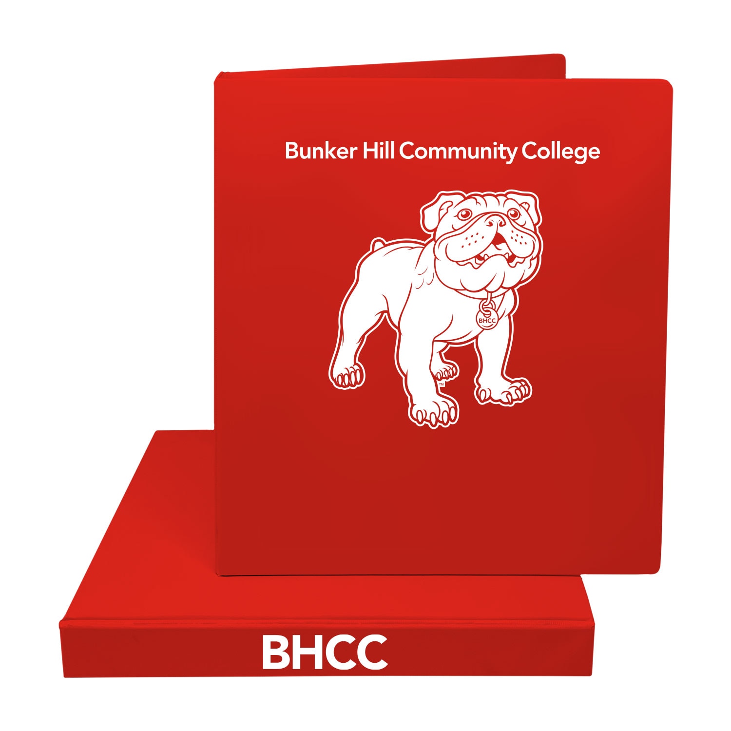 1" Imprinted Binder Mascot