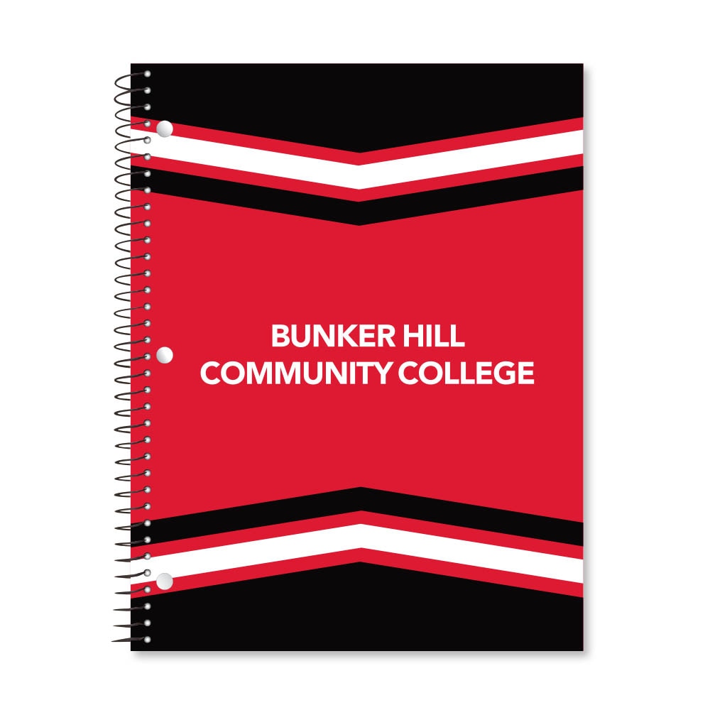 Digi Color Warp 1 Subject 11"x8.5" 70 Count College Ruled Spiral Notebook