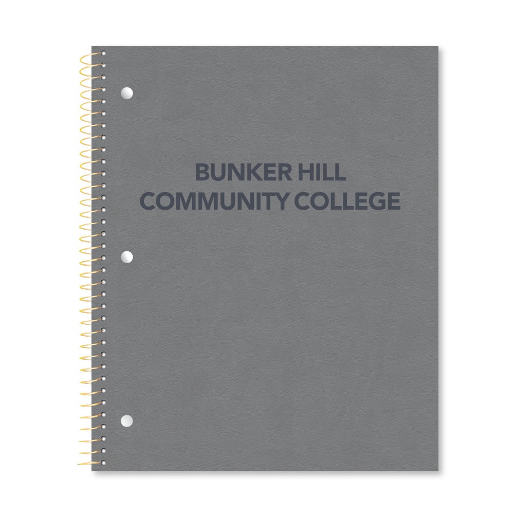 Roaring Premium 1 Subject Notebook 8.5x11 College Ruled 20lb Paper Impressions Leatherette Burnish Cover