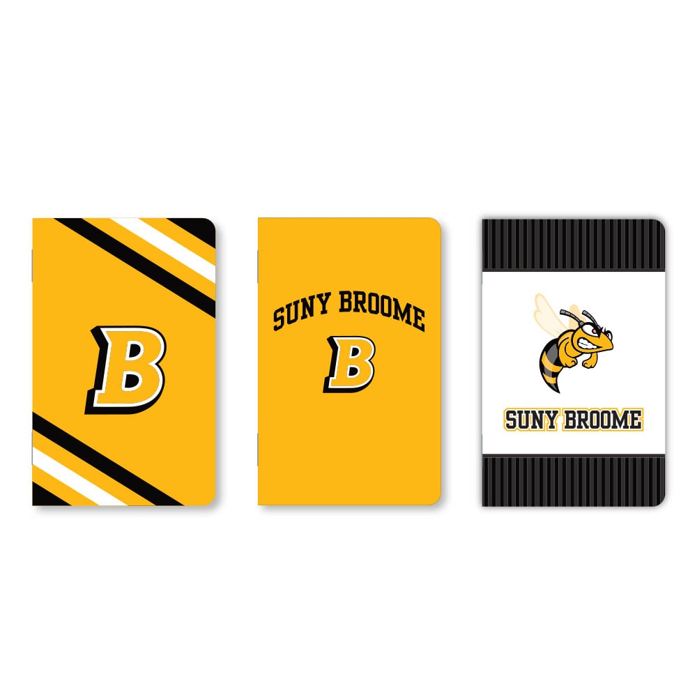 Set of 3 School Spirit Pocket Sized Mini Notebooks