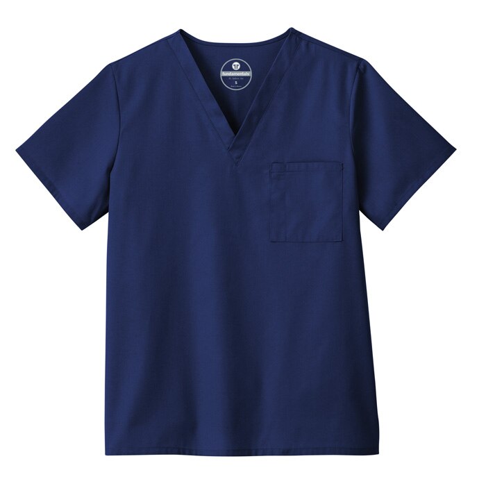 Unisex V One Pocket Scrub Top