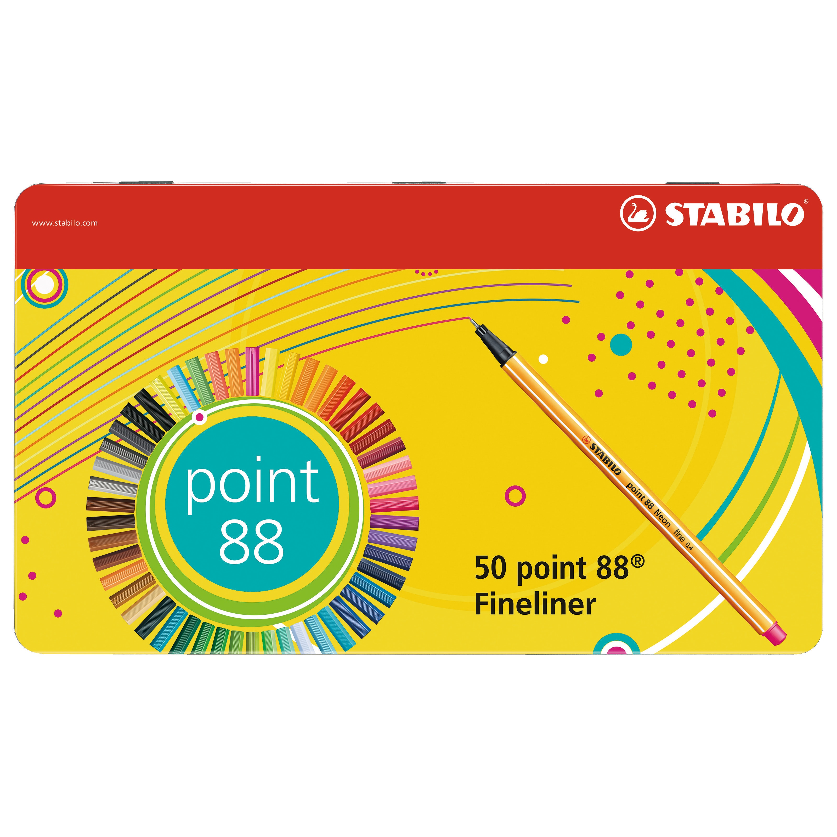 STABILO POINT 88 50 PC TIN