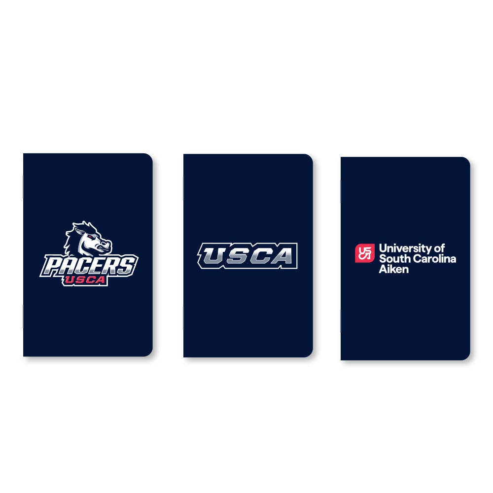 Set of 3 School Spirit Pocket Sized Mini Notebooks