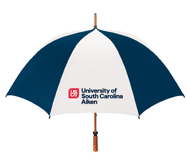 "The Eagle" Sporty Wood Shaft Golf Umbrella 62"