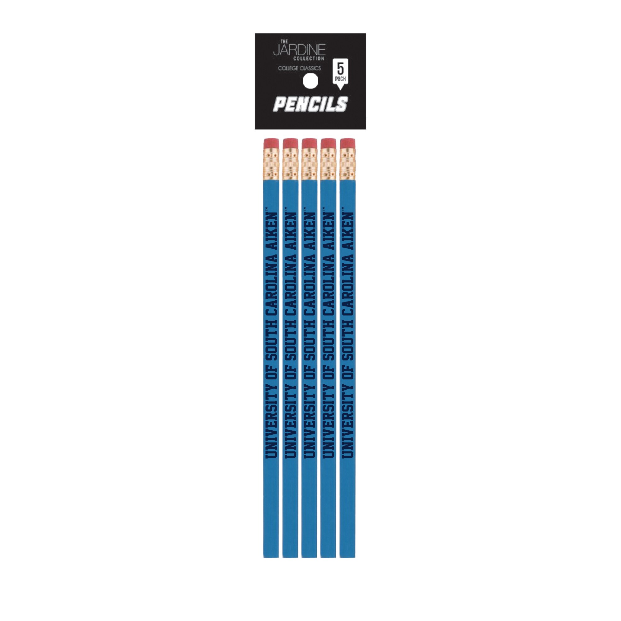 Emblematic Pencil 5pk School Name