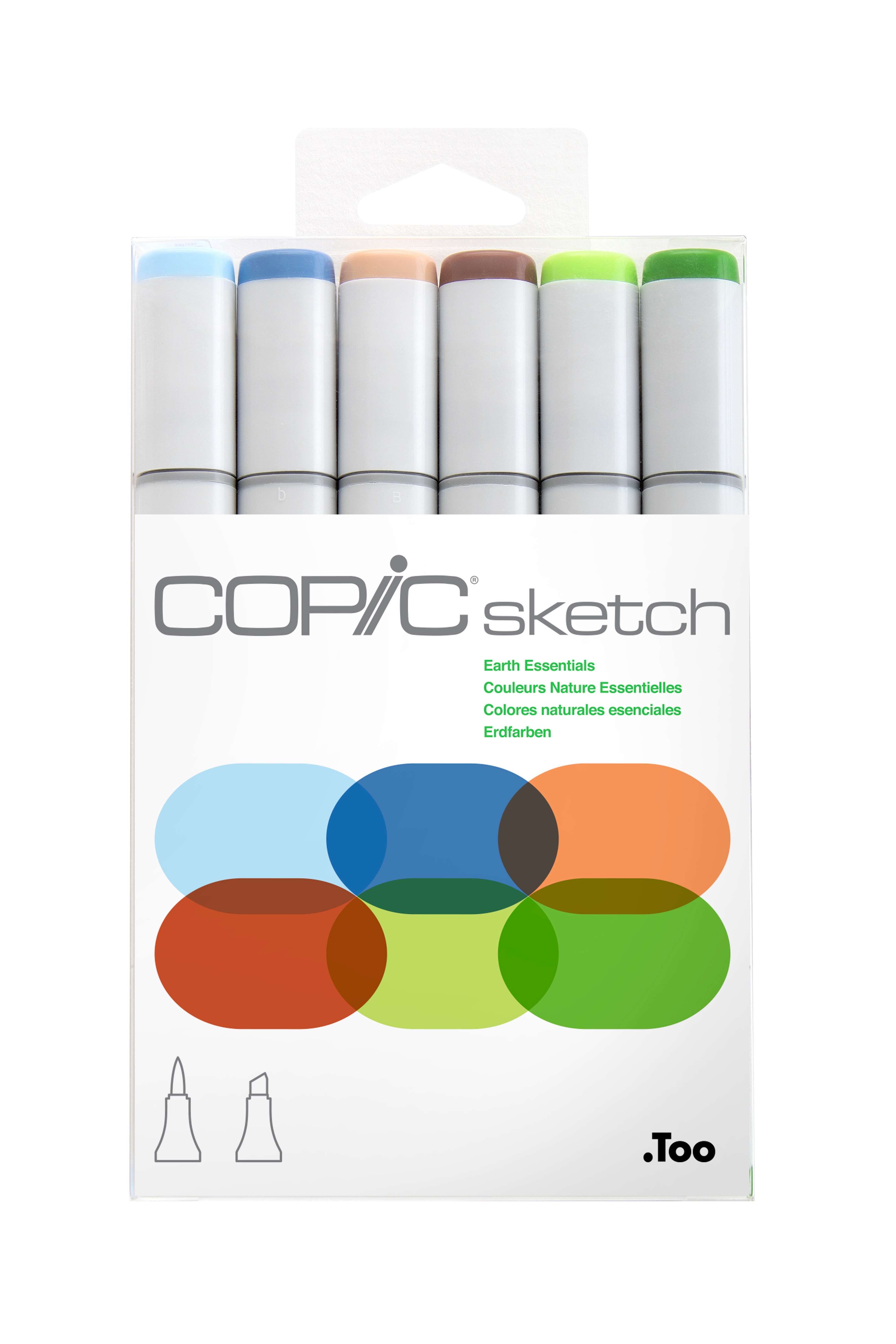 Copic(R) Sketch Marker Set, Earth Essentials