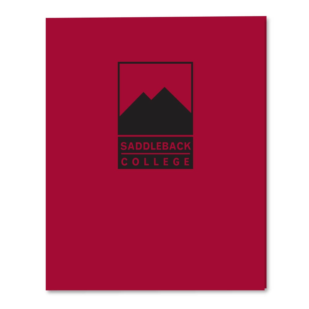 Roaring Twin Pocket Laminated Foil Portfolio 11 x 8.55
