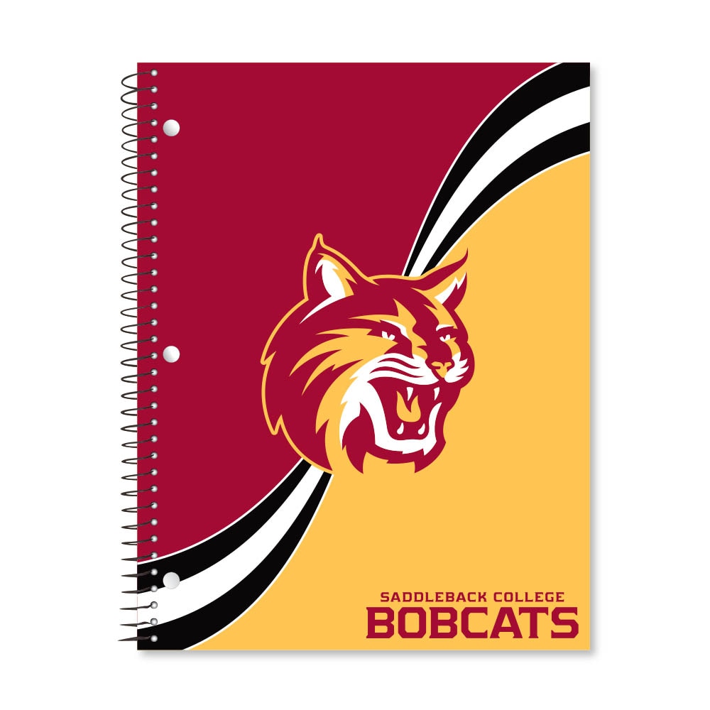 Digi Curve Divide 1 Subject 11"x8.5" 70 Count College Ruled Spiral Notebook