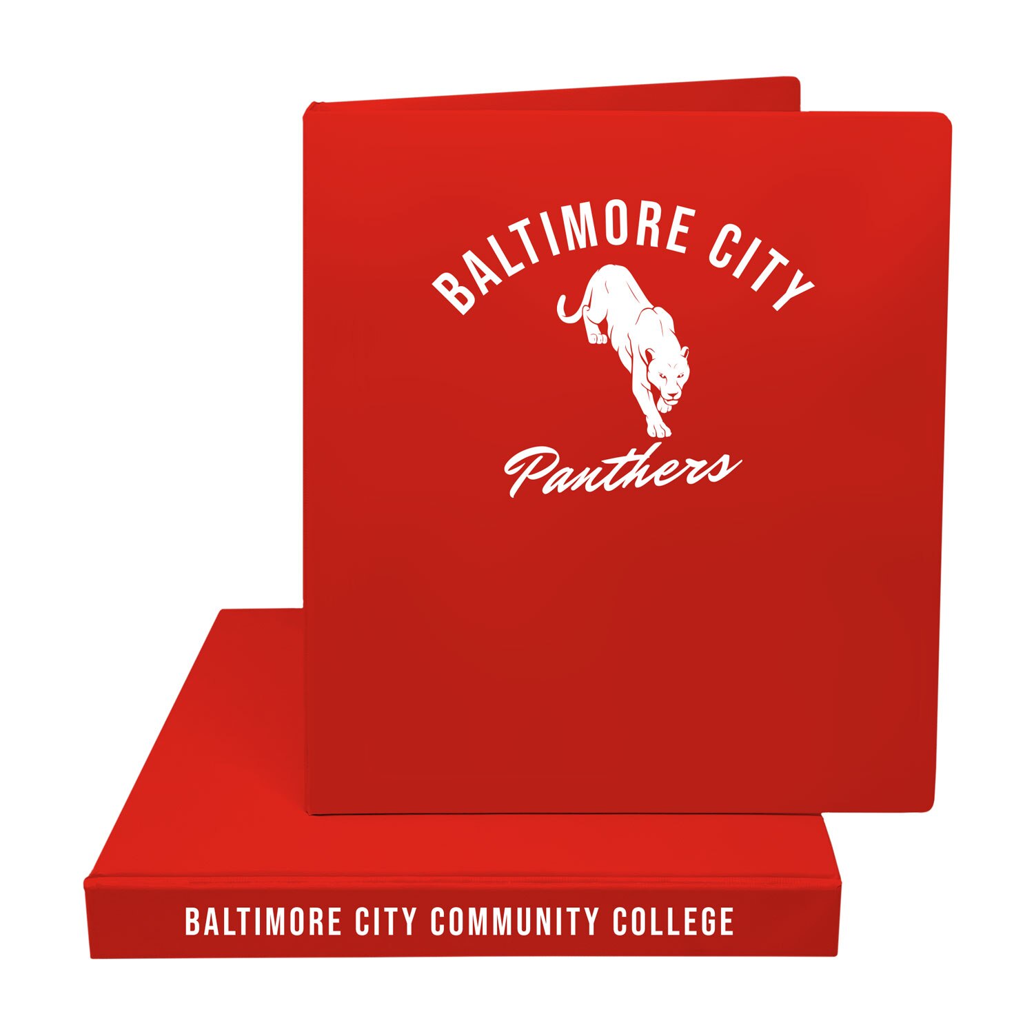 1" Imprinted Binder Mascot