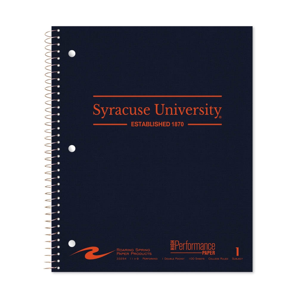 Roaring Premium 1 Subject Notebook, 8.5x11 College Ruled 20lb Paper, Linen Foil Cover