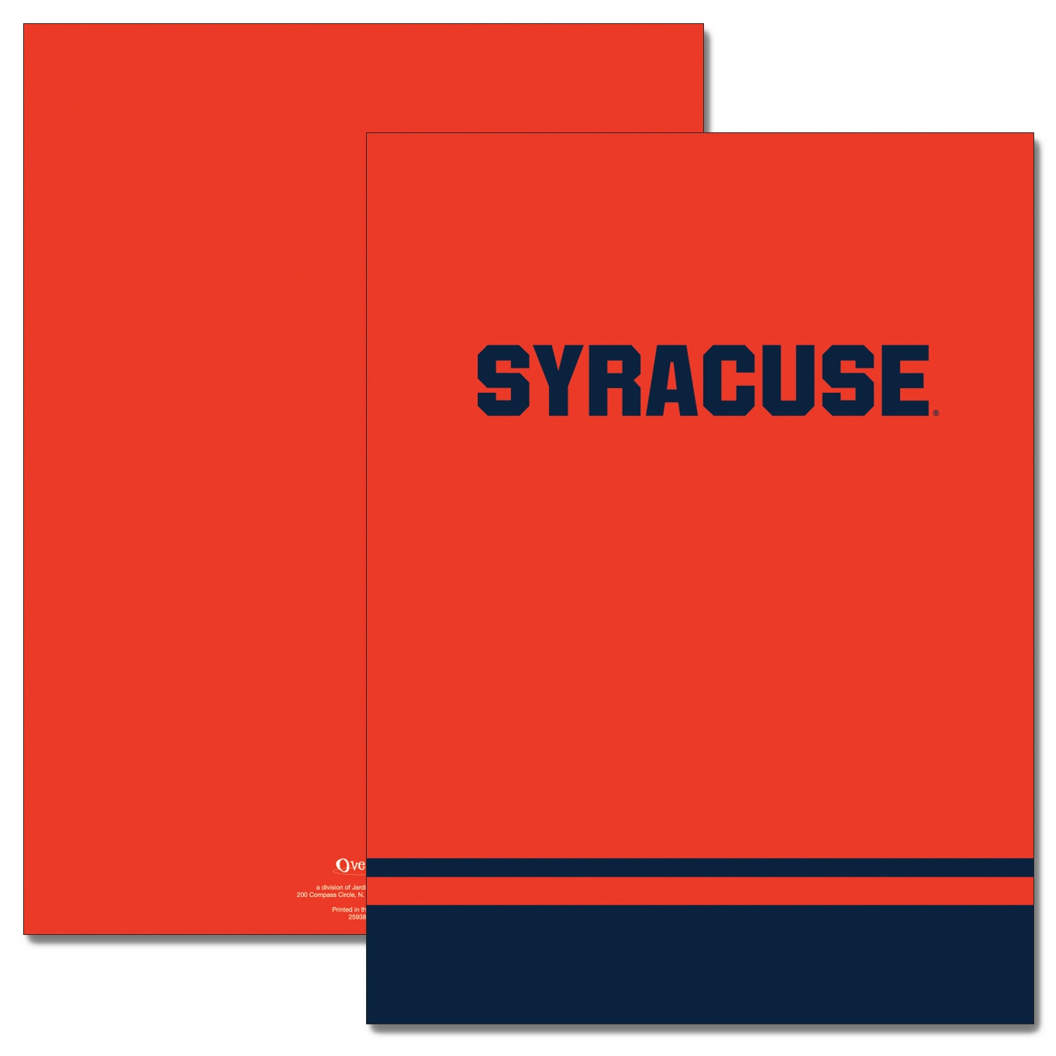 Pocket Folder School Name 9x12
