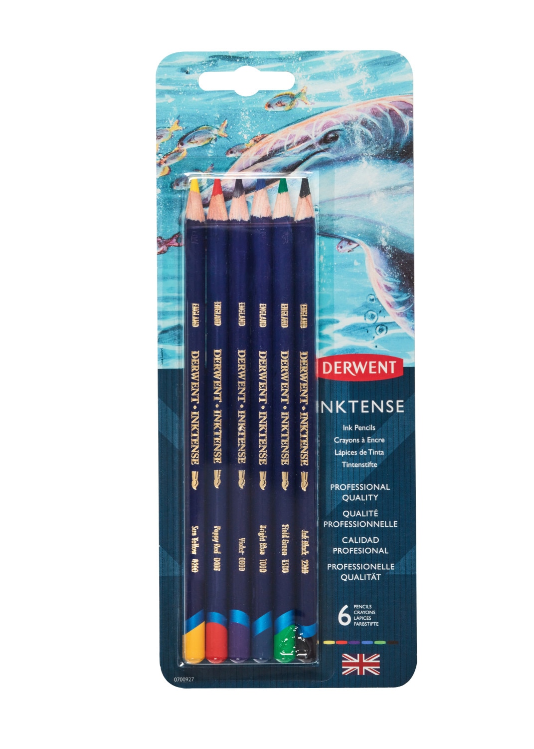 Derwent Inktense Pencil 6-Color Set