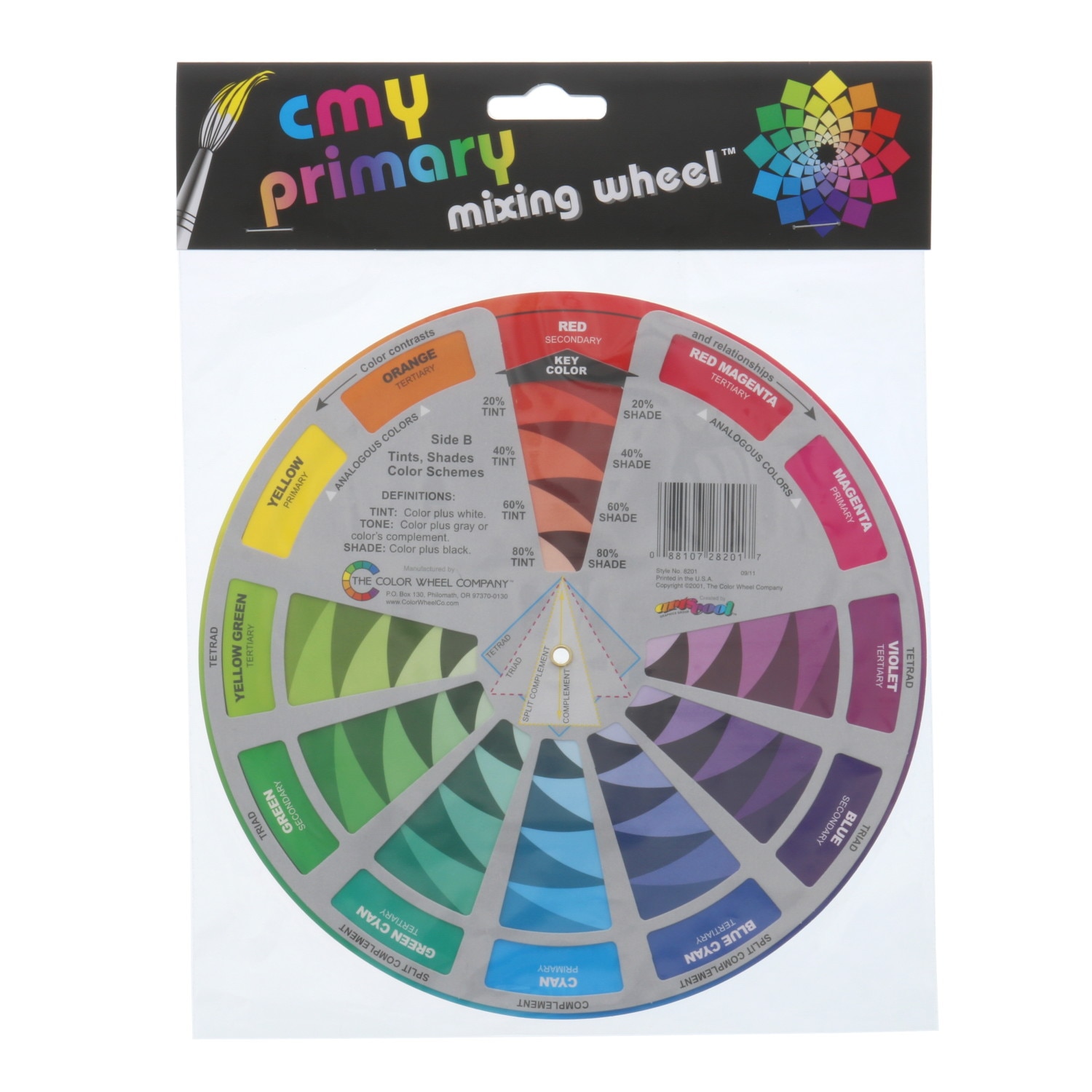 Cmy Primary Mixing Color Wheel (Multi) 7.75