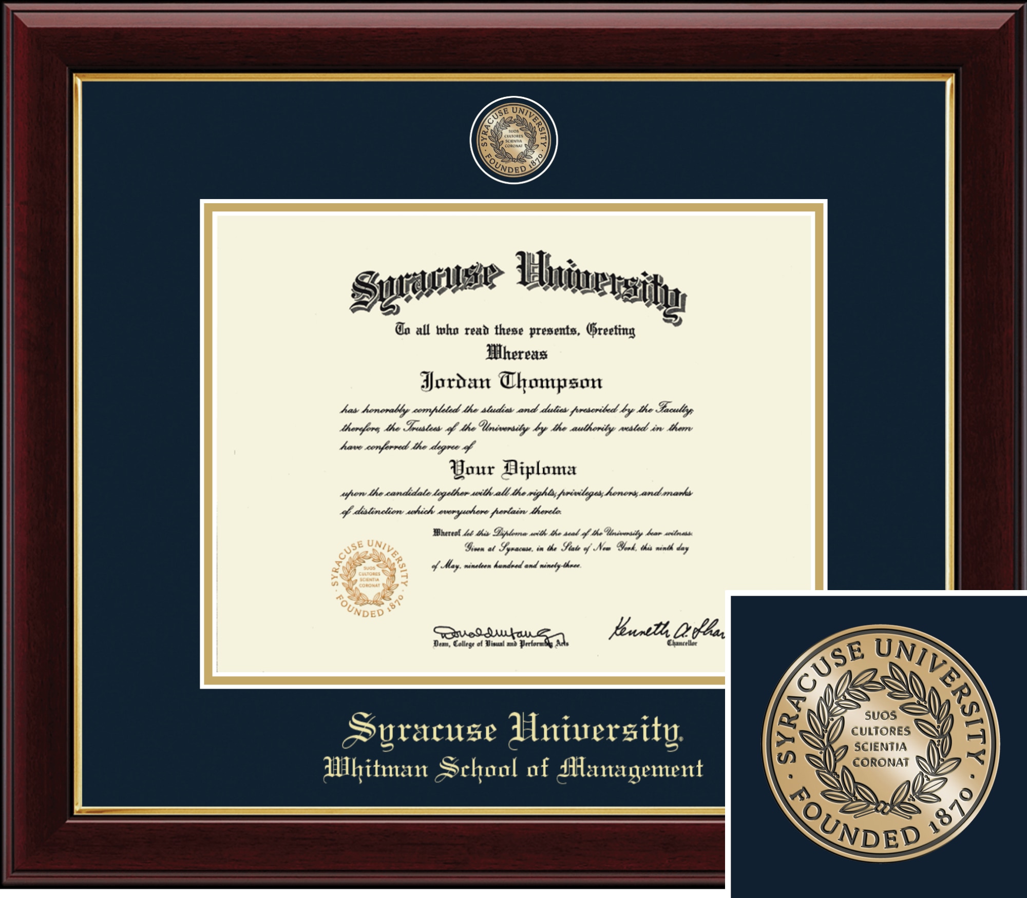 Church Hill Classics Masterpiece 8.5x11 Business Diploma Frame