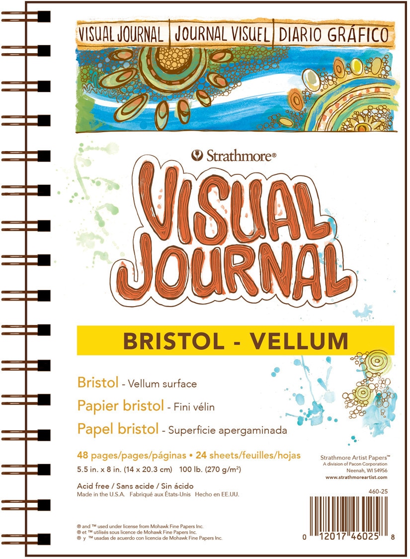 Strathmore Visual Journal, Bristol, 5.5" x 8", Vellum