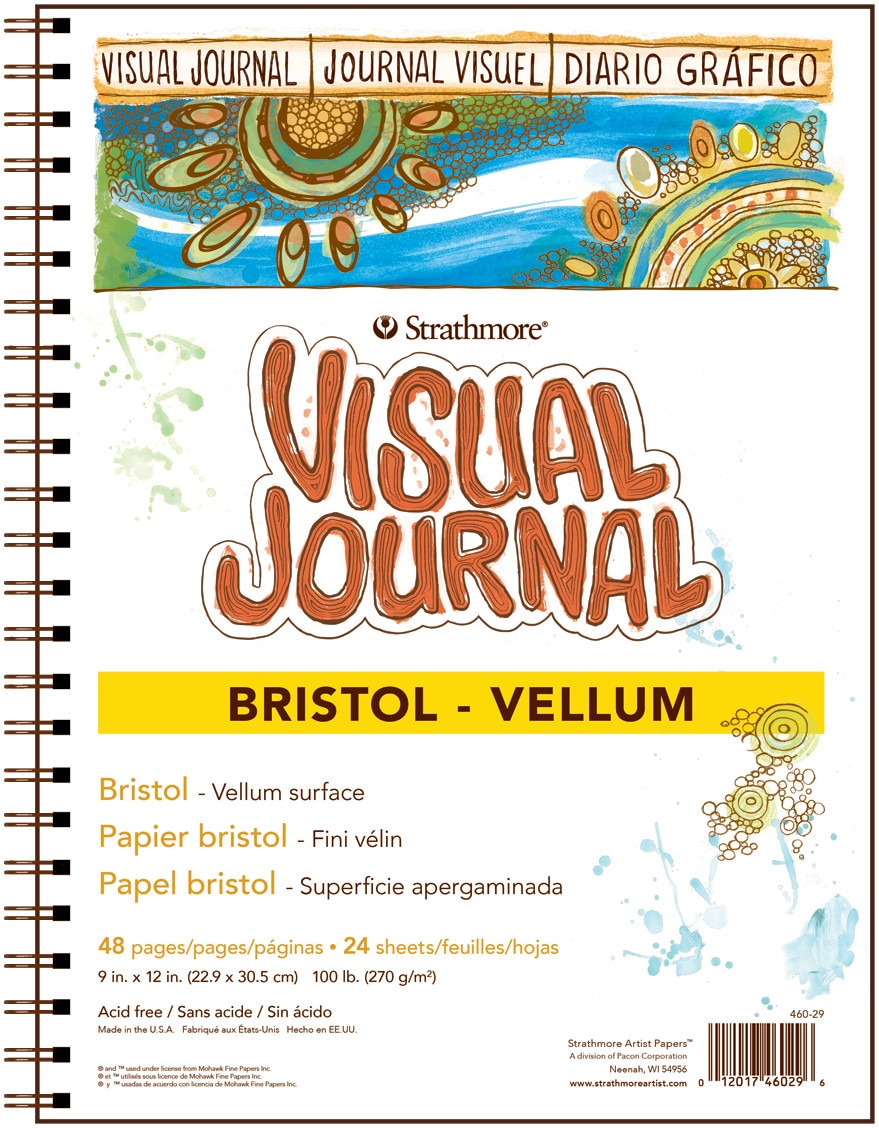 Jrnl Visual Brstl Vllm 9X12"