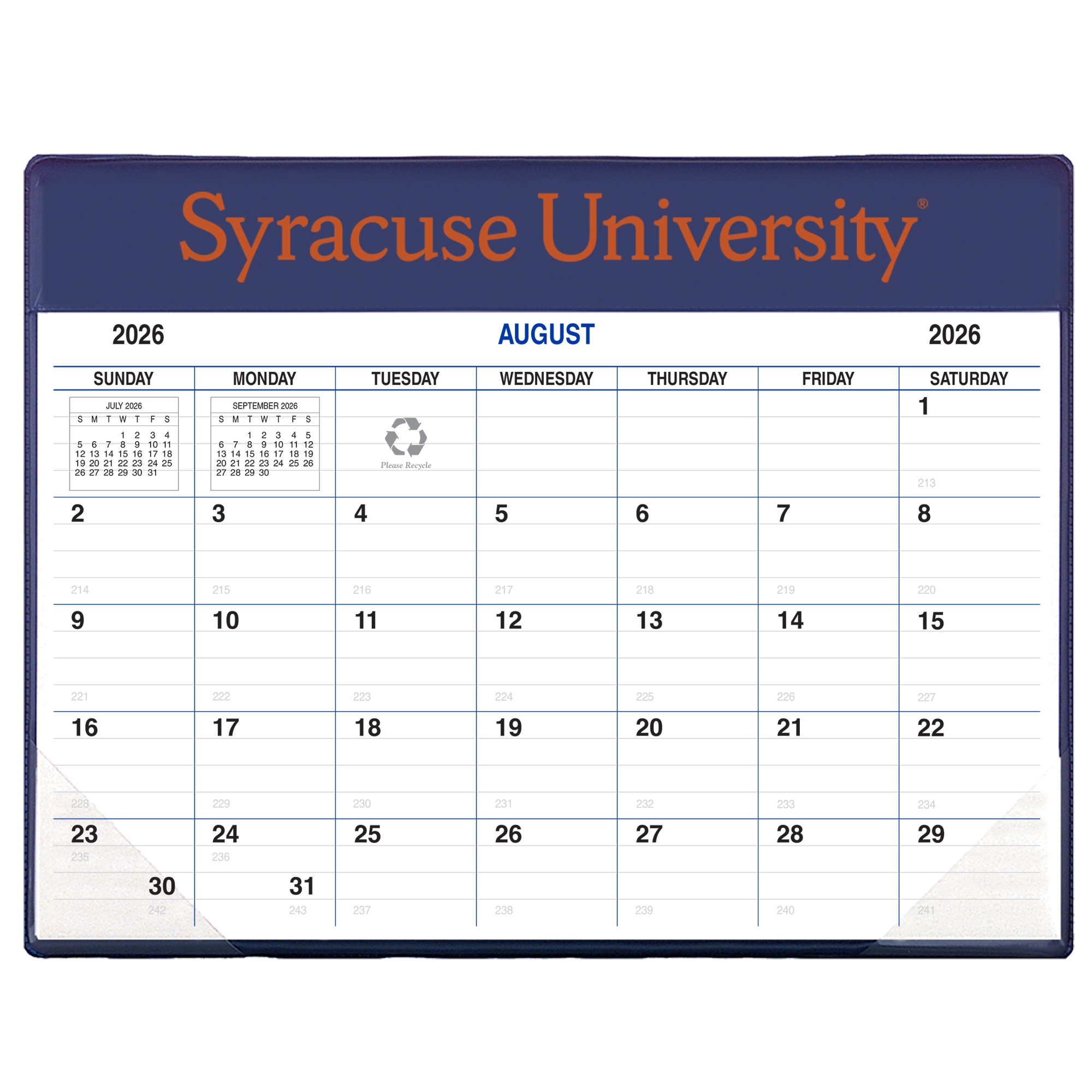 Payne '26-'27 Imprinted Academic Calendar Pad