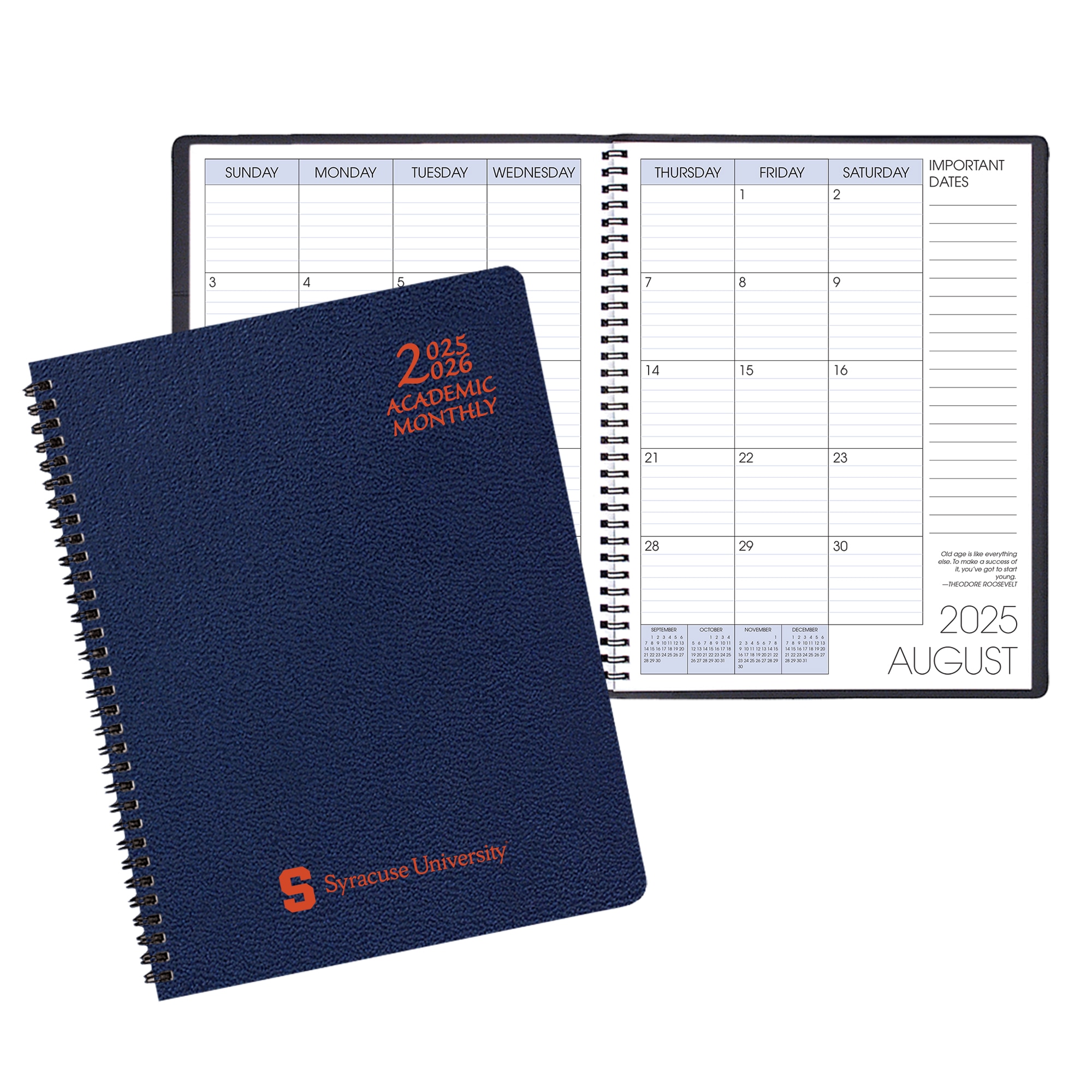 Payne 25-26 Imprinted Academic Monthly Planner 8.5"x11"